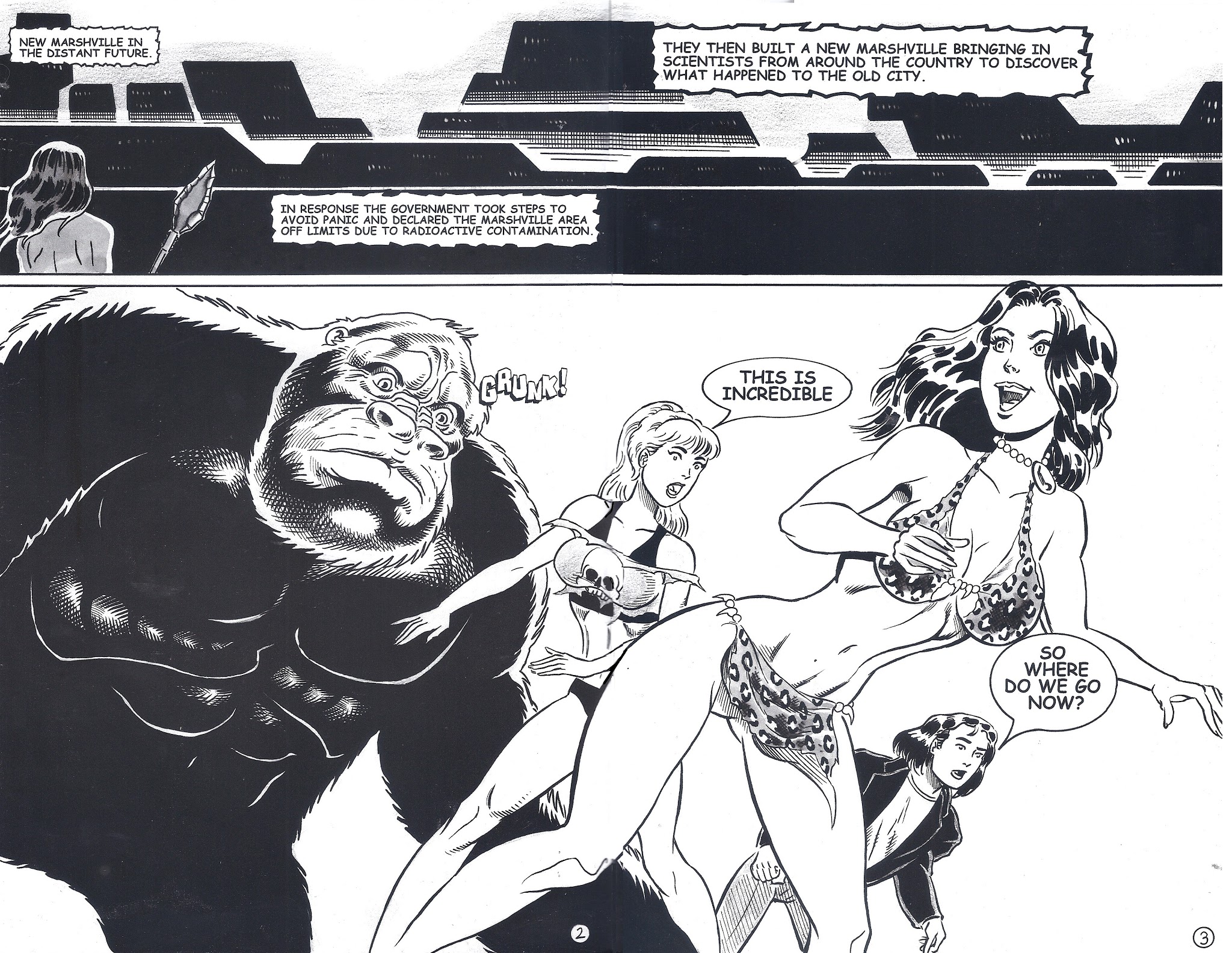 Read online Cavewoman: Shattered Time comic -  Issue # Full - 12