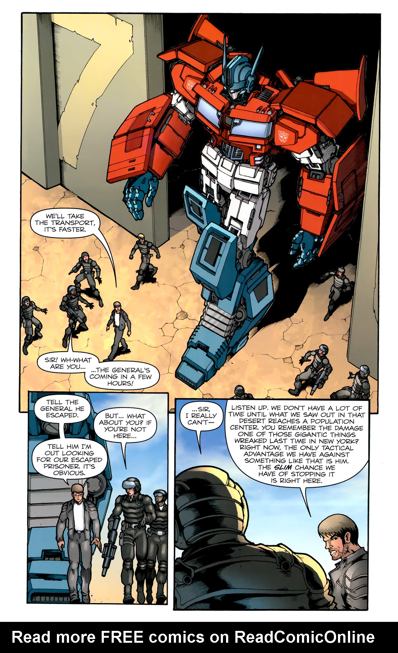 Read online The Transformers (2009) comic -  Issue #6 - 10