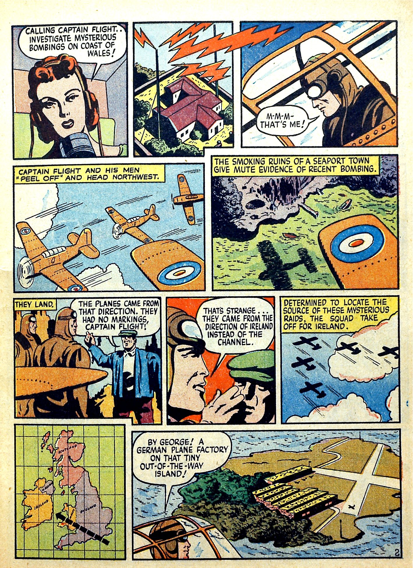 Read online Captain Flight Comics comic -  Issue #3 - 11