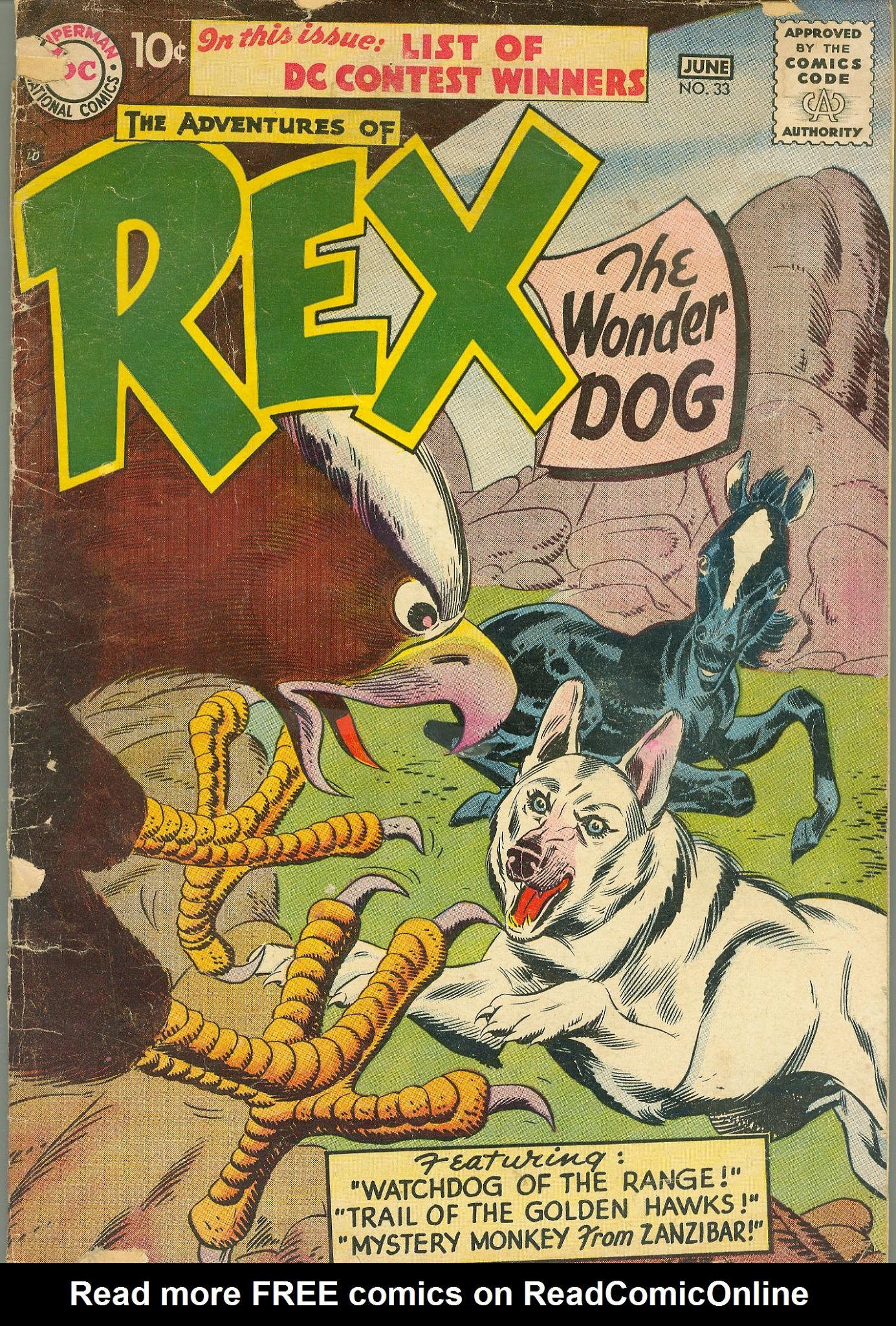 Read online The Adventures of Rex the Wonder Dog comic -  Issue #33 - 1