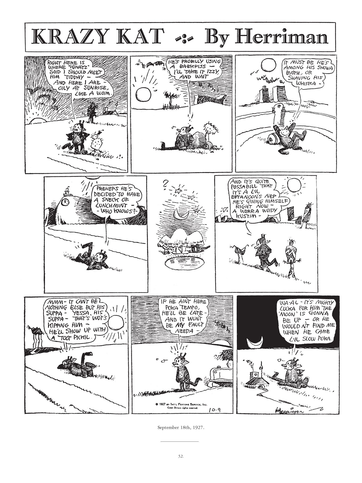 Read online Krazy & Ignatz comic -  Issue # TPB 5 - 52
