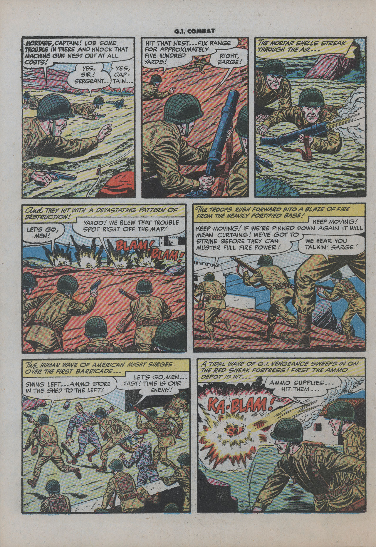 Read online G.I. Combat (1952) comic -  Issue #29 - 22