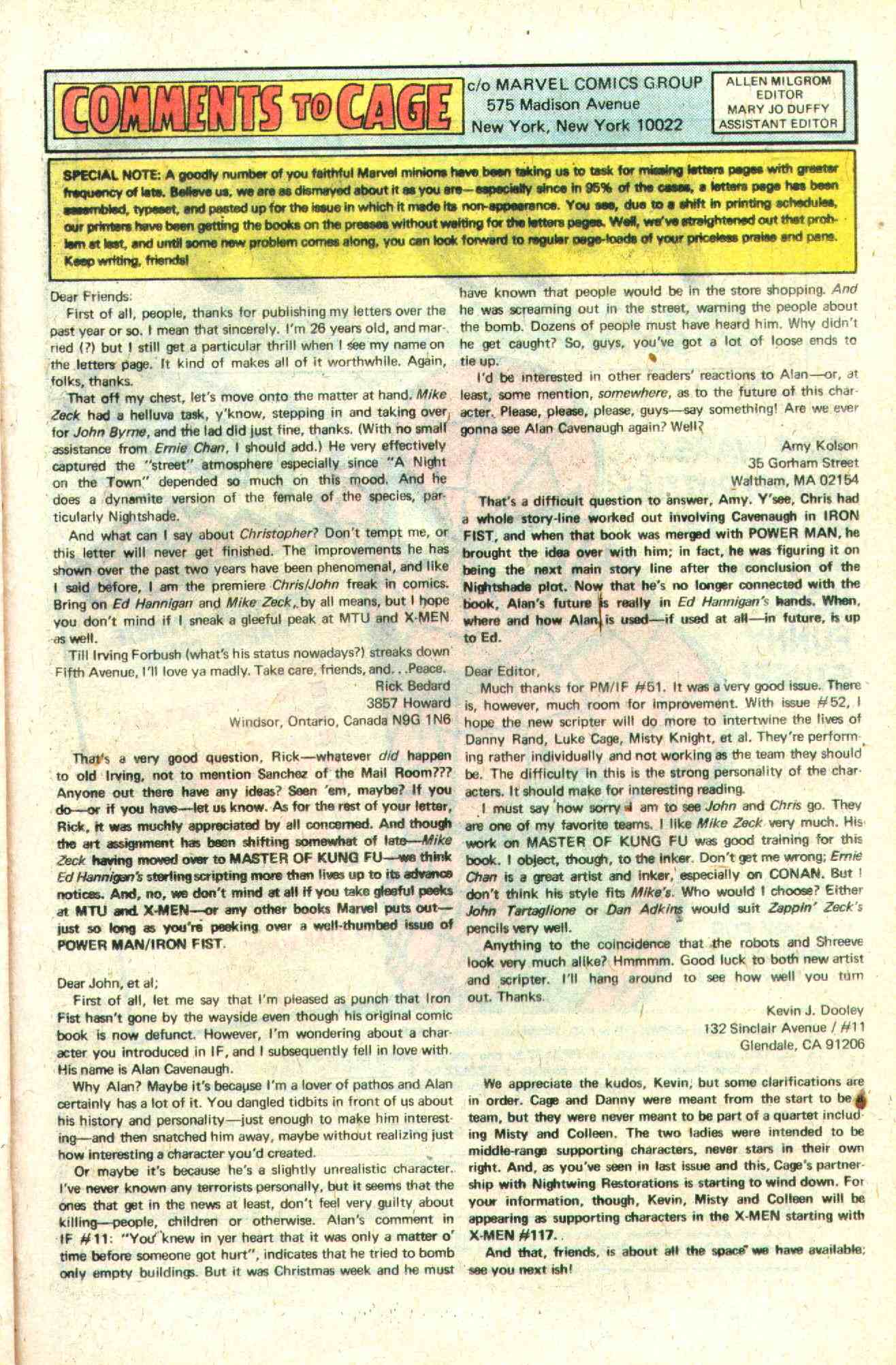 Read online Power Man and Iron Fist (1978) comic -  Issue #55 - 19