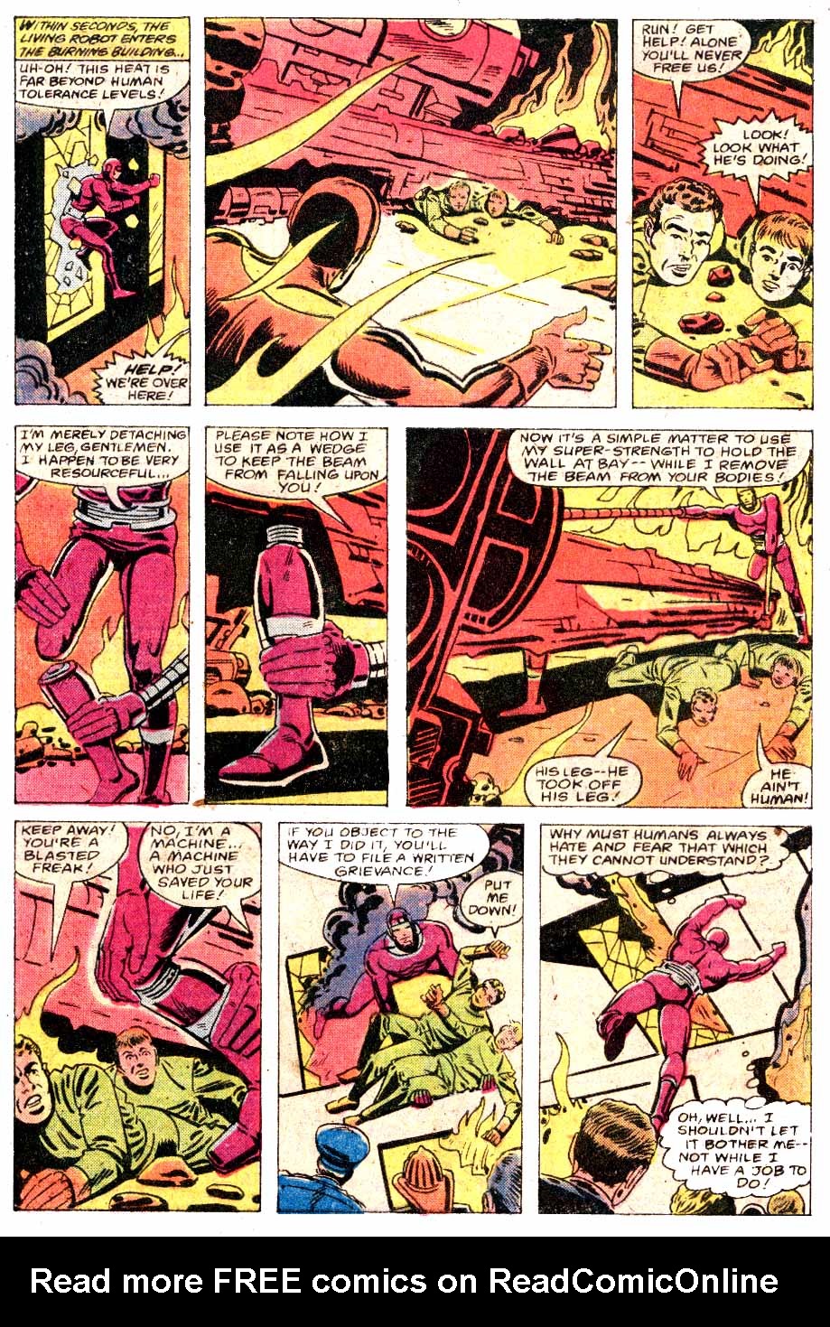 Read online Machine Man (1978) comic -  Issue #15 - 6
