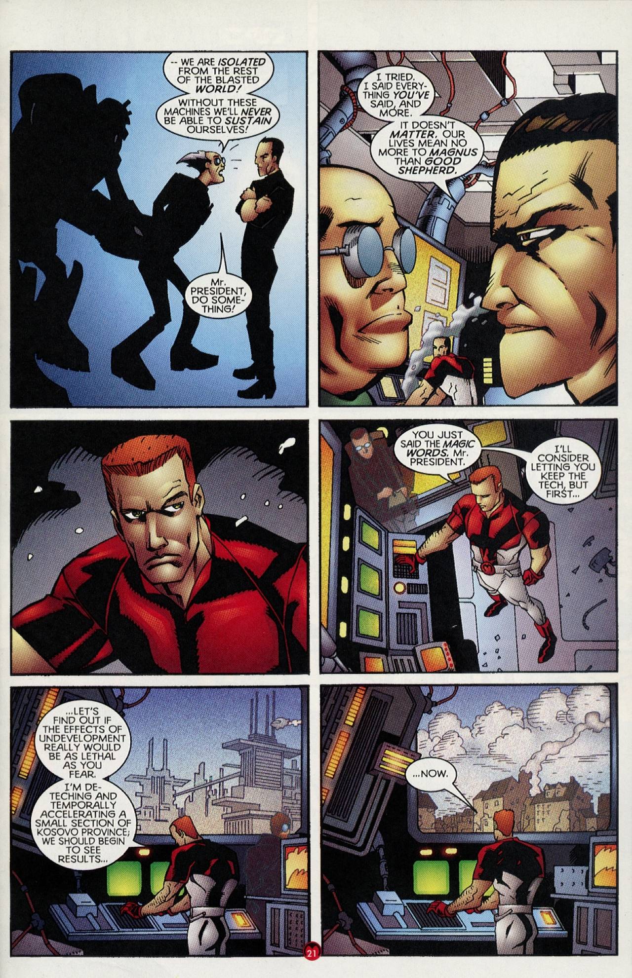Read online Magnus Robot Fighter (1997) comic -  Issue #13 - 17