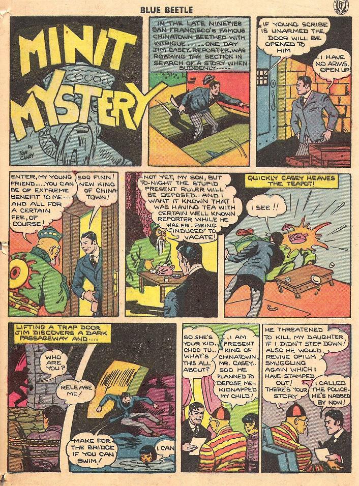 Read online The Blue Beetle comic -  Issue #38 - 49