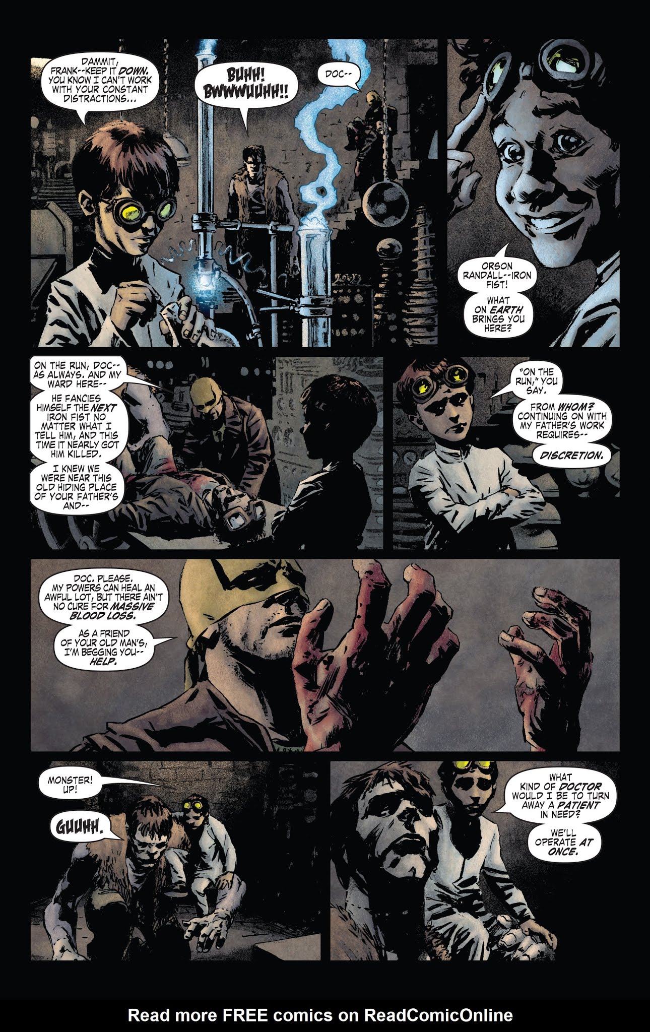 Read online The Immortal Iron Fist: Orson Randall and The Green Mist of Death comic -  Issue # Full - 23
