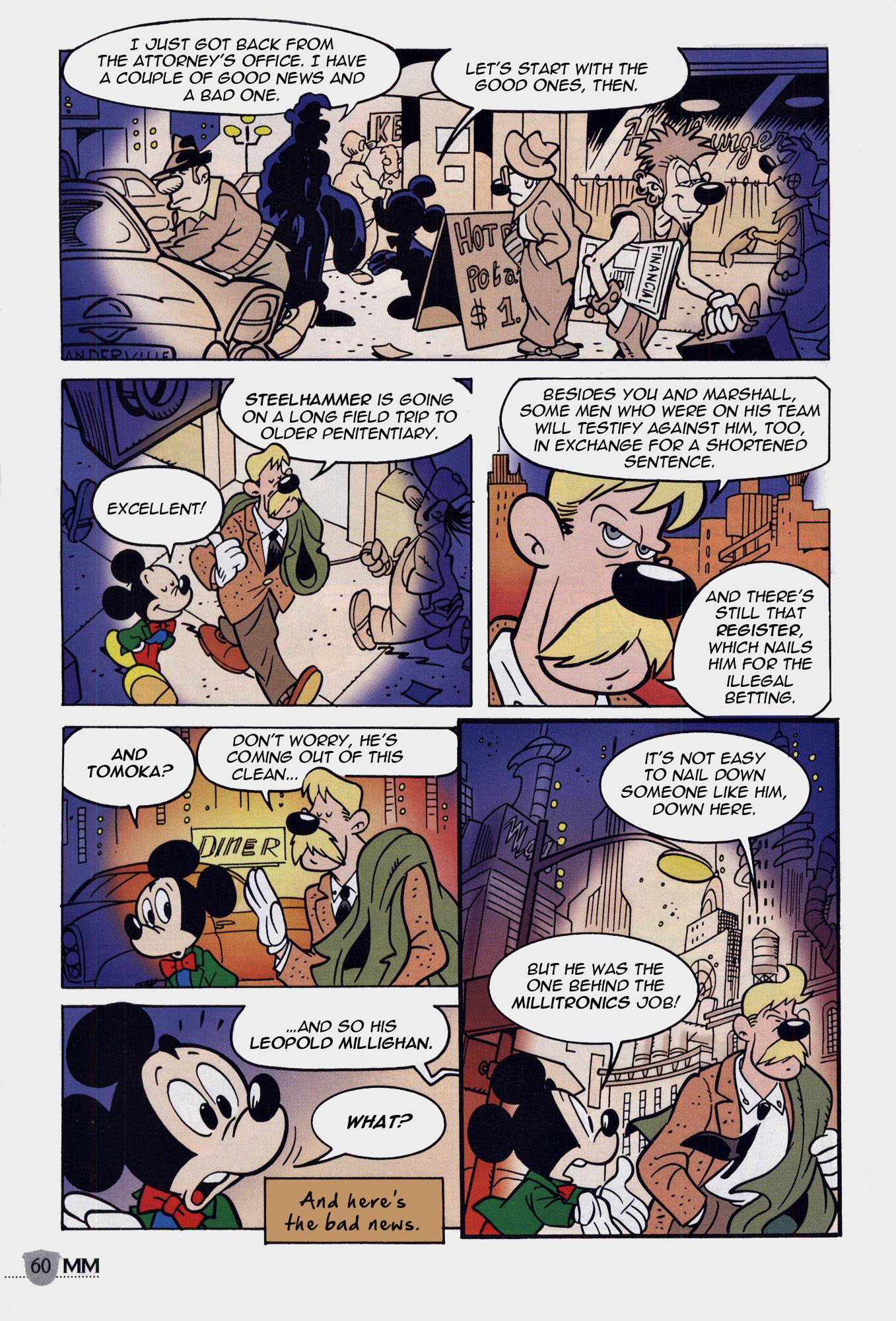Read online Mickey Mouse Mystery Magazine comic -  Issue #1 - 60