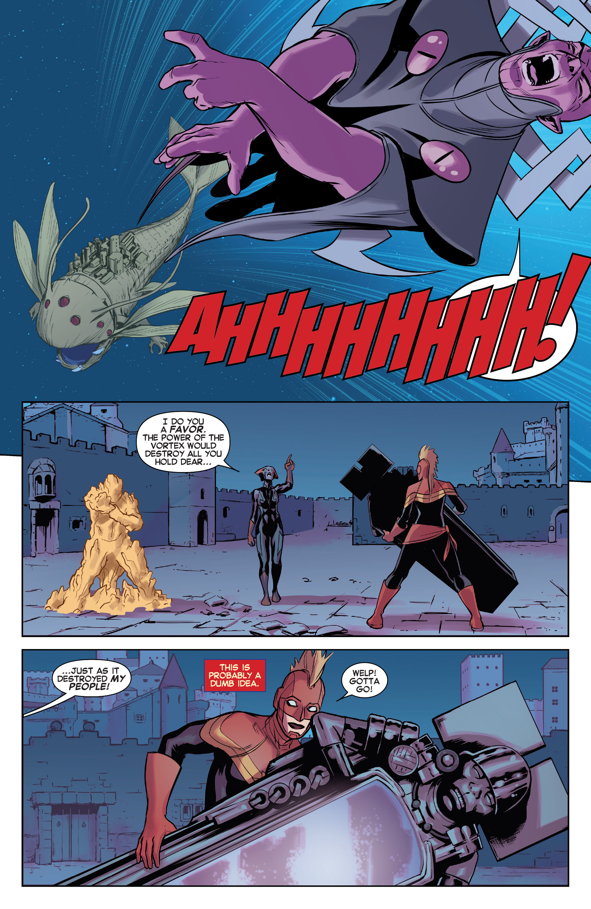 Read online Captain Marvel (2014) comic -  Issue #14 - 21