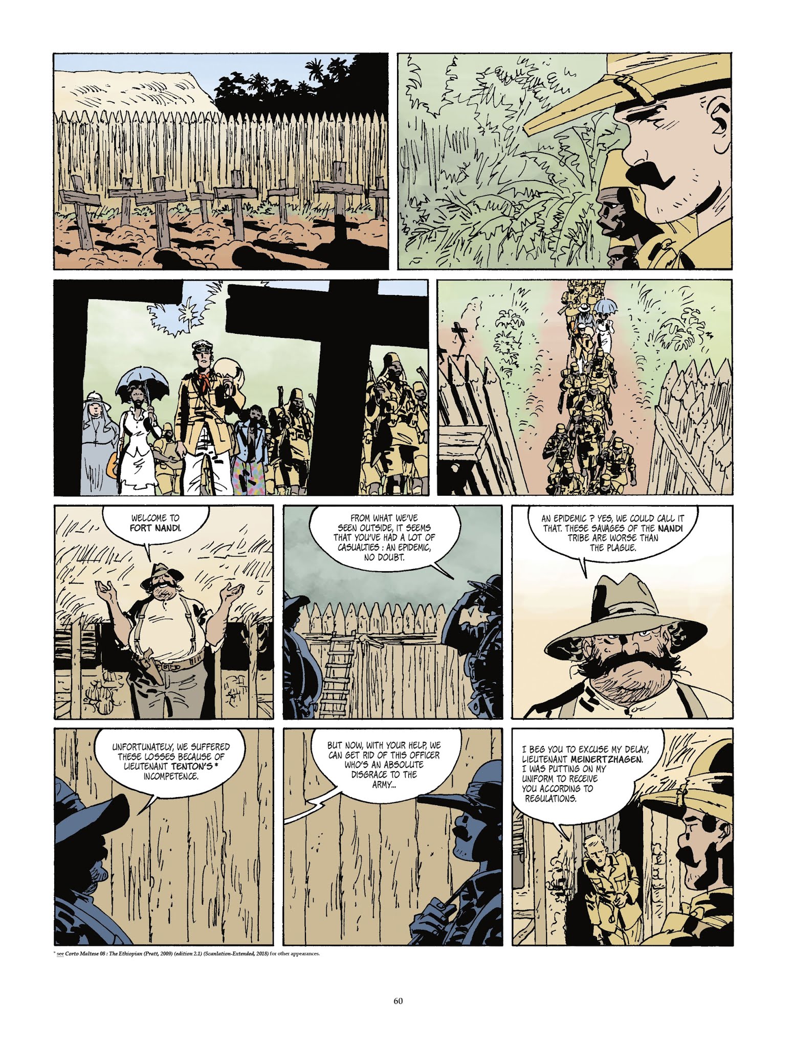 Read online Corto Maltese [GER] comic -  Issue #16 - 60
