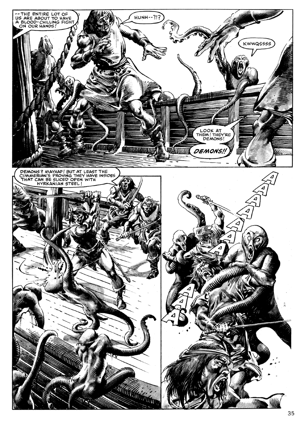 Read online The Savage Sword Of Conan comic -  Issue #101 - 35