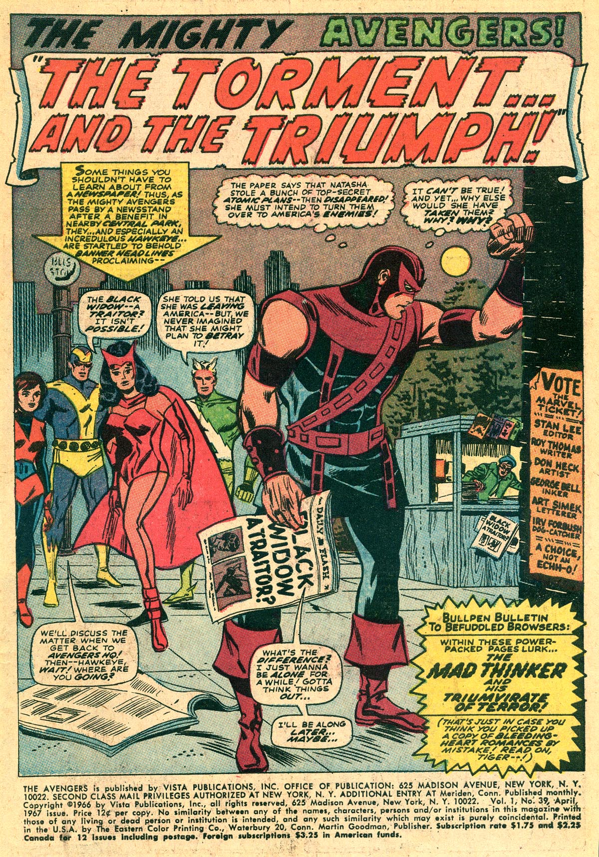 Read online The Avengers (1963) comic -  Issue #39 - 3