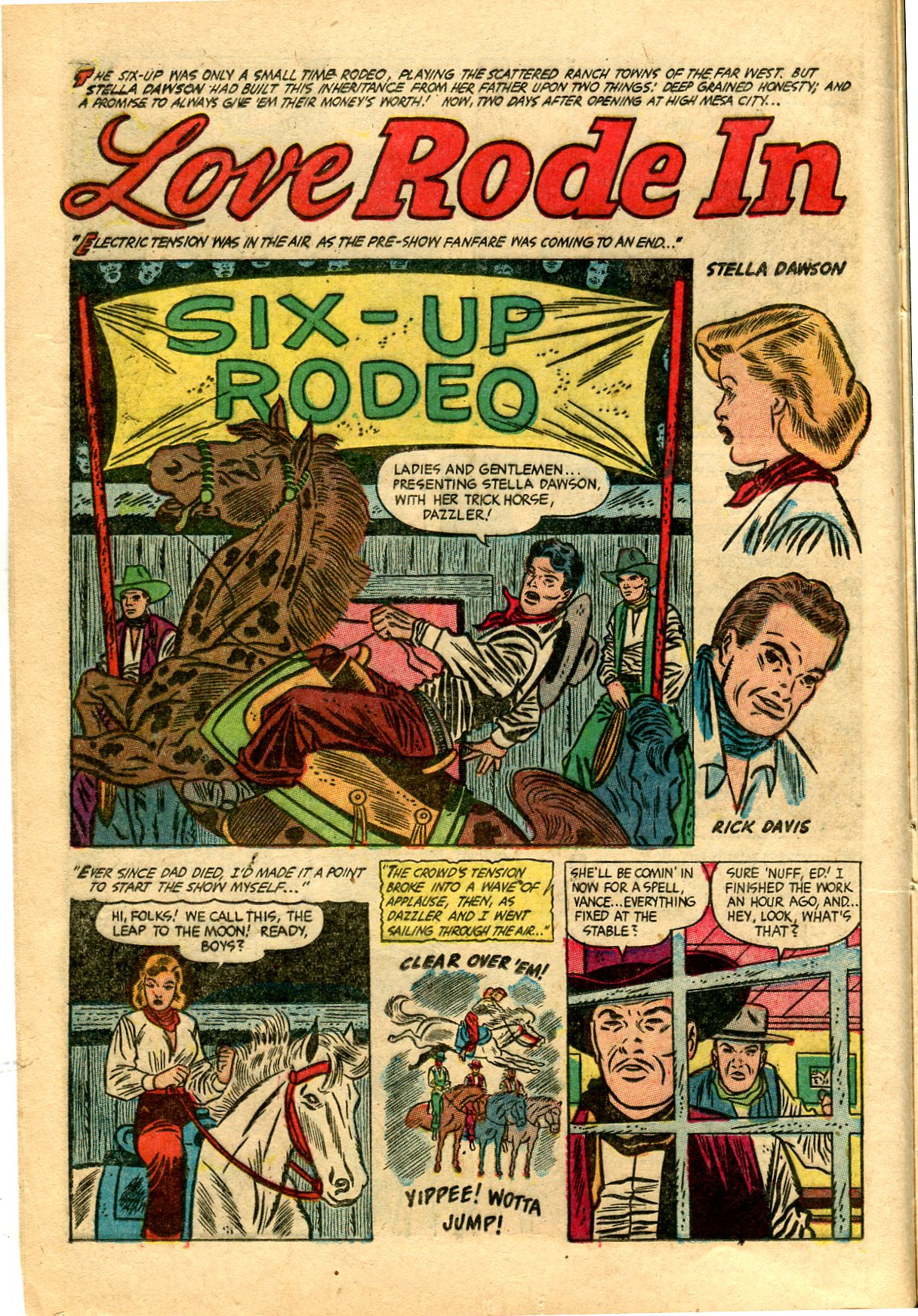 Read online Cowgirl Romances (1950) comic -  Issue #12 - 12