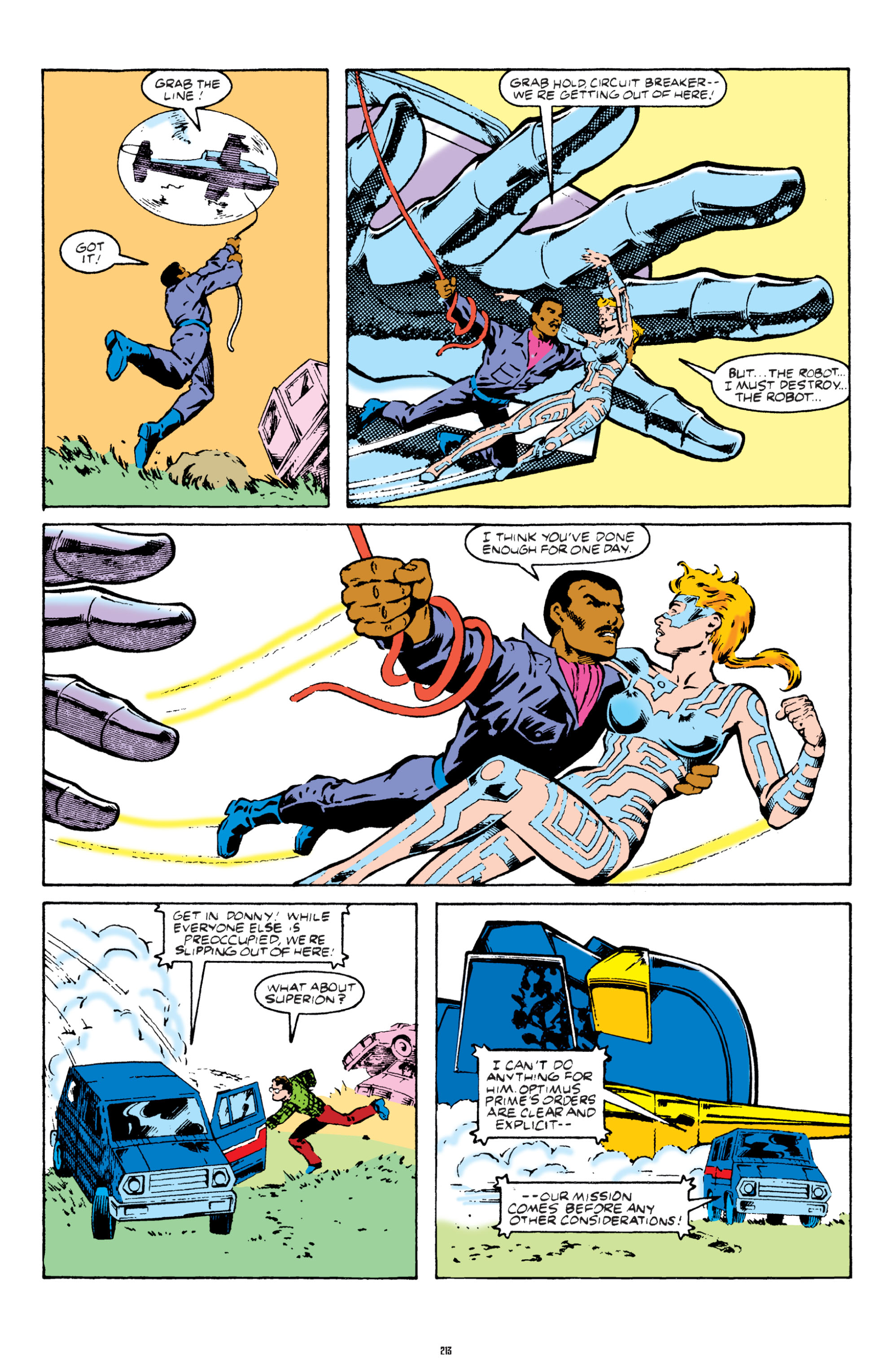 Read online The Transformers Classics comic -  Issue # TPB 2 - 214