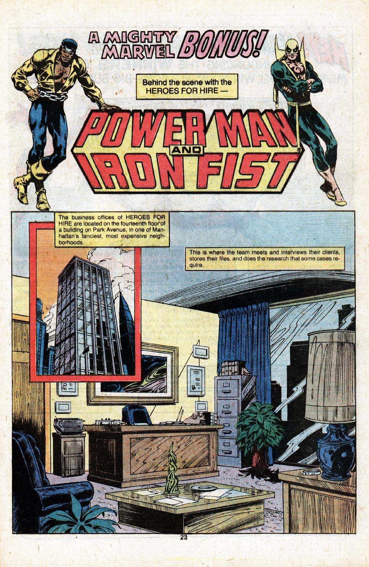 Read online Power Man and Iron Fist (1978) comic -  Issue #69 - 21