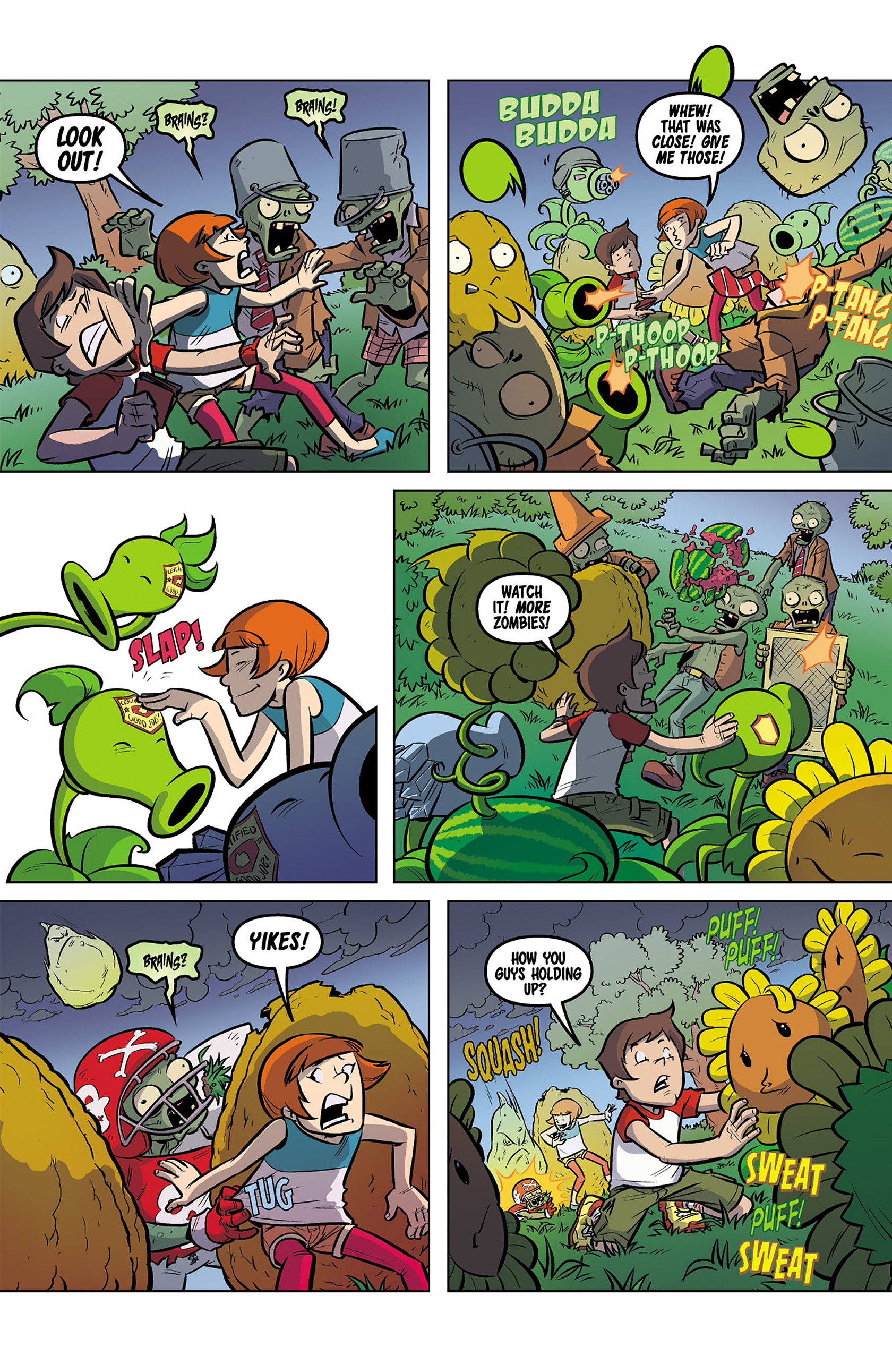 Read online Plants vs. Zombies: Lawnmageddon comic -  Issue #5 - 5