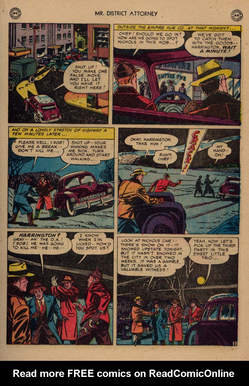 Read online Mr. District Attorney comic -  Issue #9 - 23