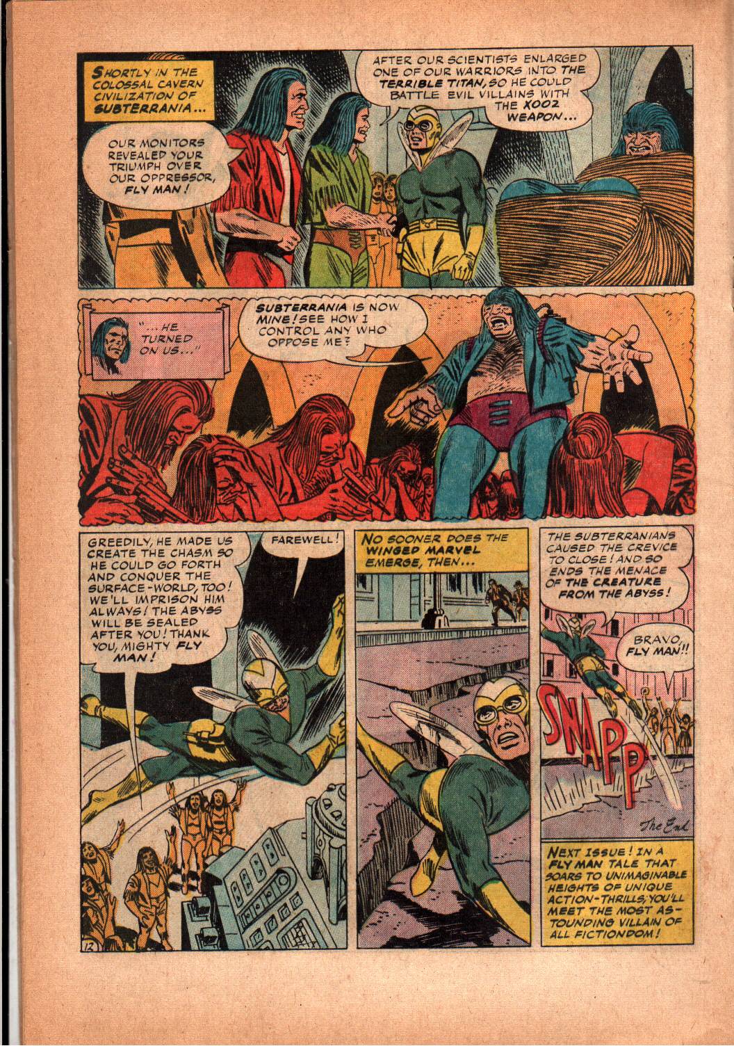 Read online Fly Man comic -  Issue #34 - 14