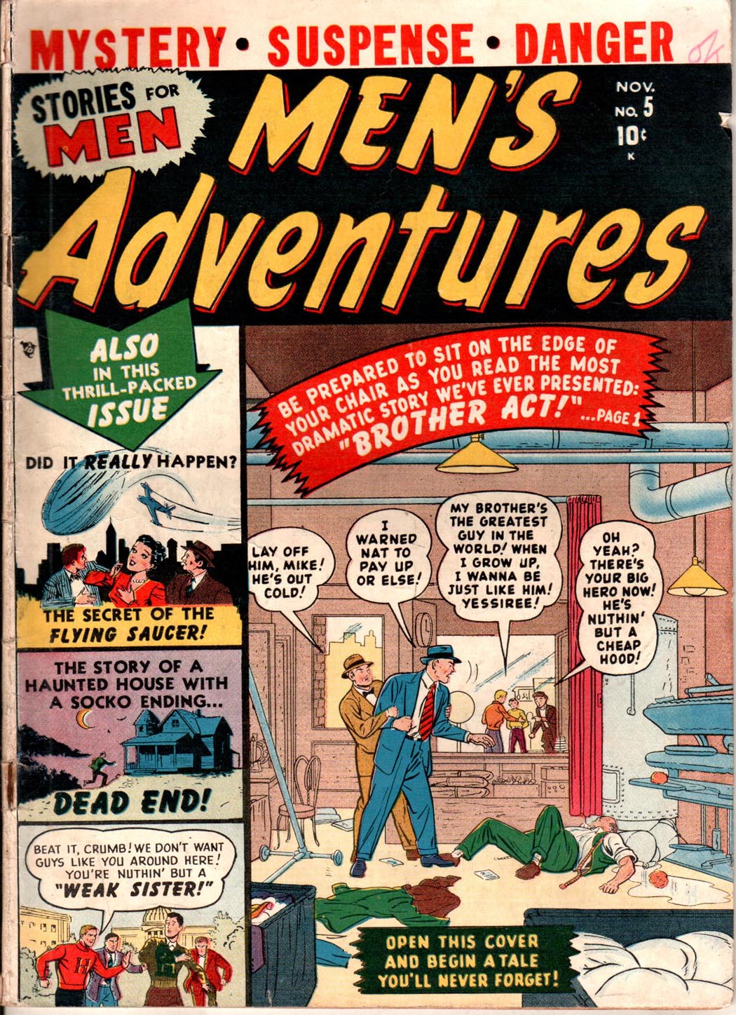 Read online Men's Adventures comic -  Issue #5 - 1