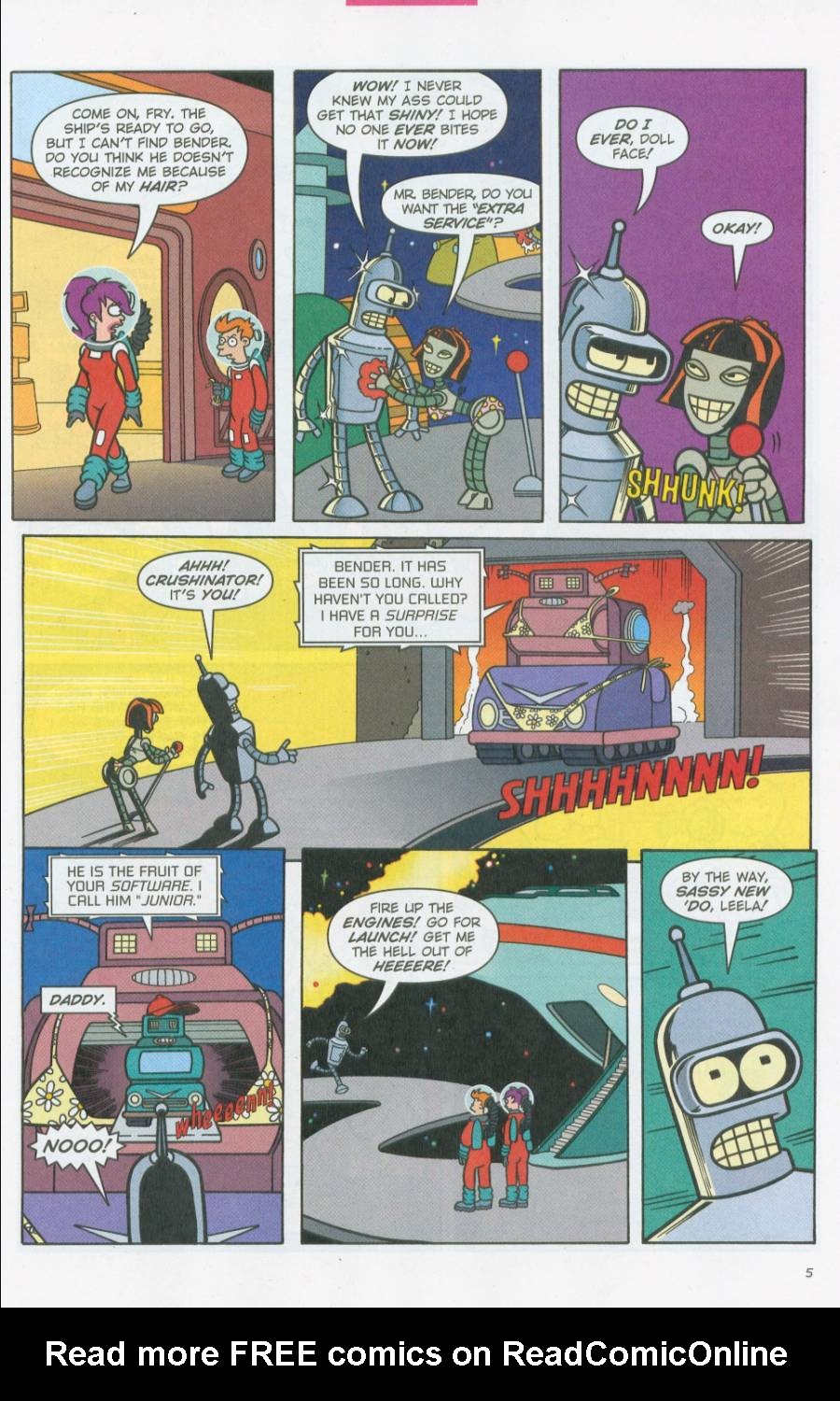 Read online Futurama Comics comic -  Issue #9a - 6