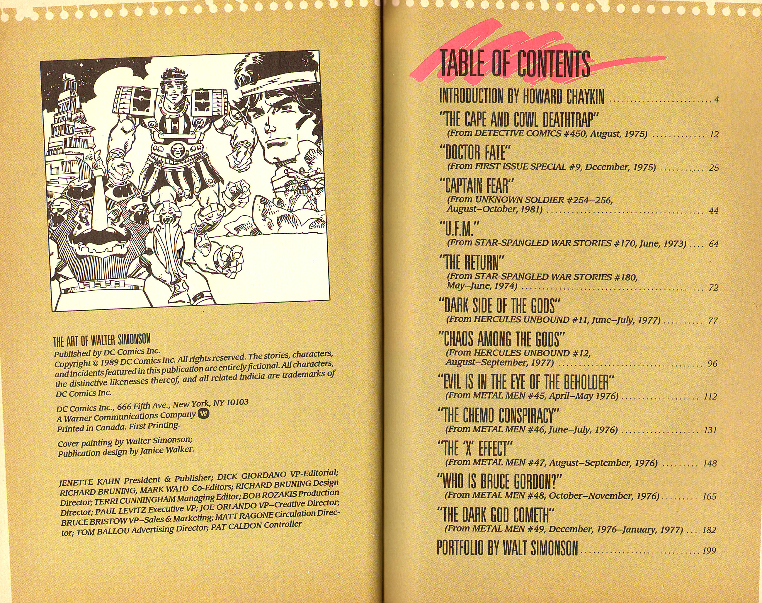 Read online The Art of Walter Simonson comic -  Issue # TPB - 3