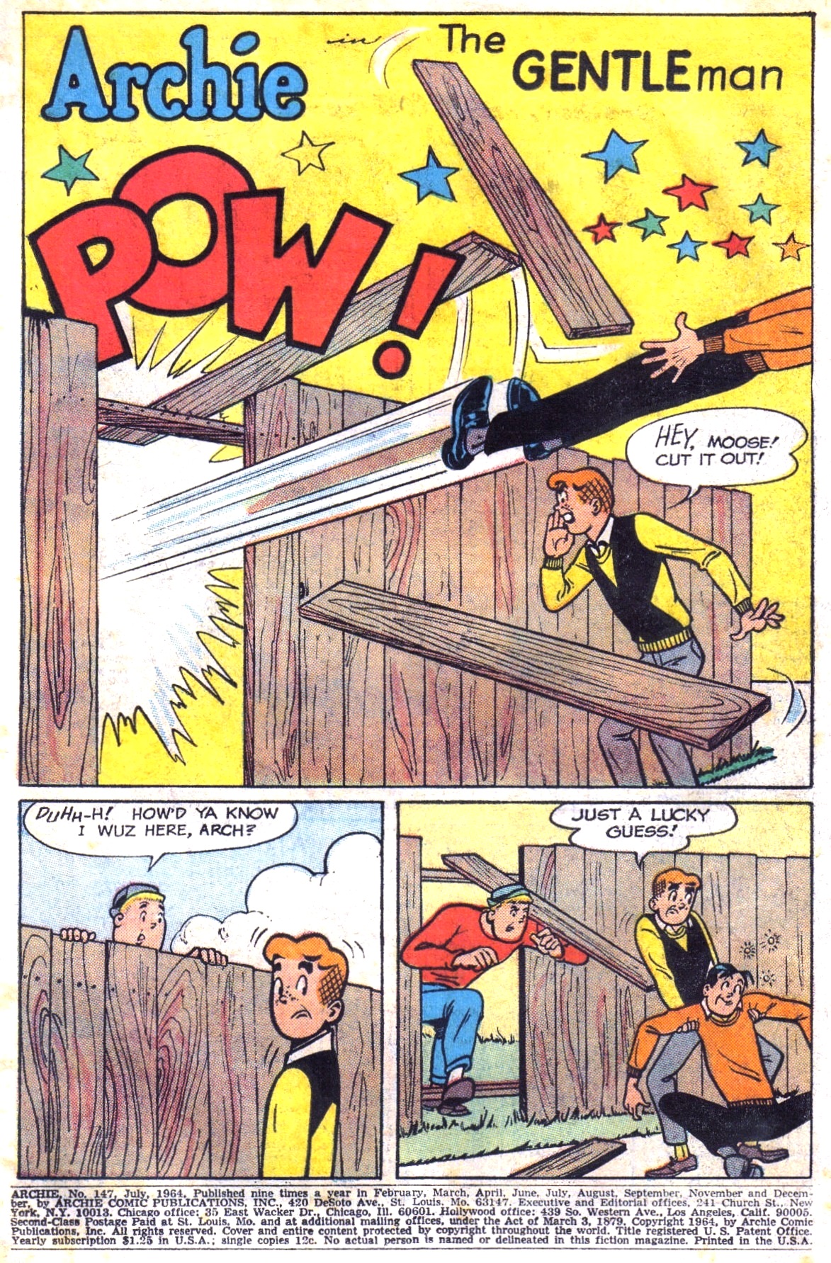Read online Archie (1960) comic -  Issue #147 - 3