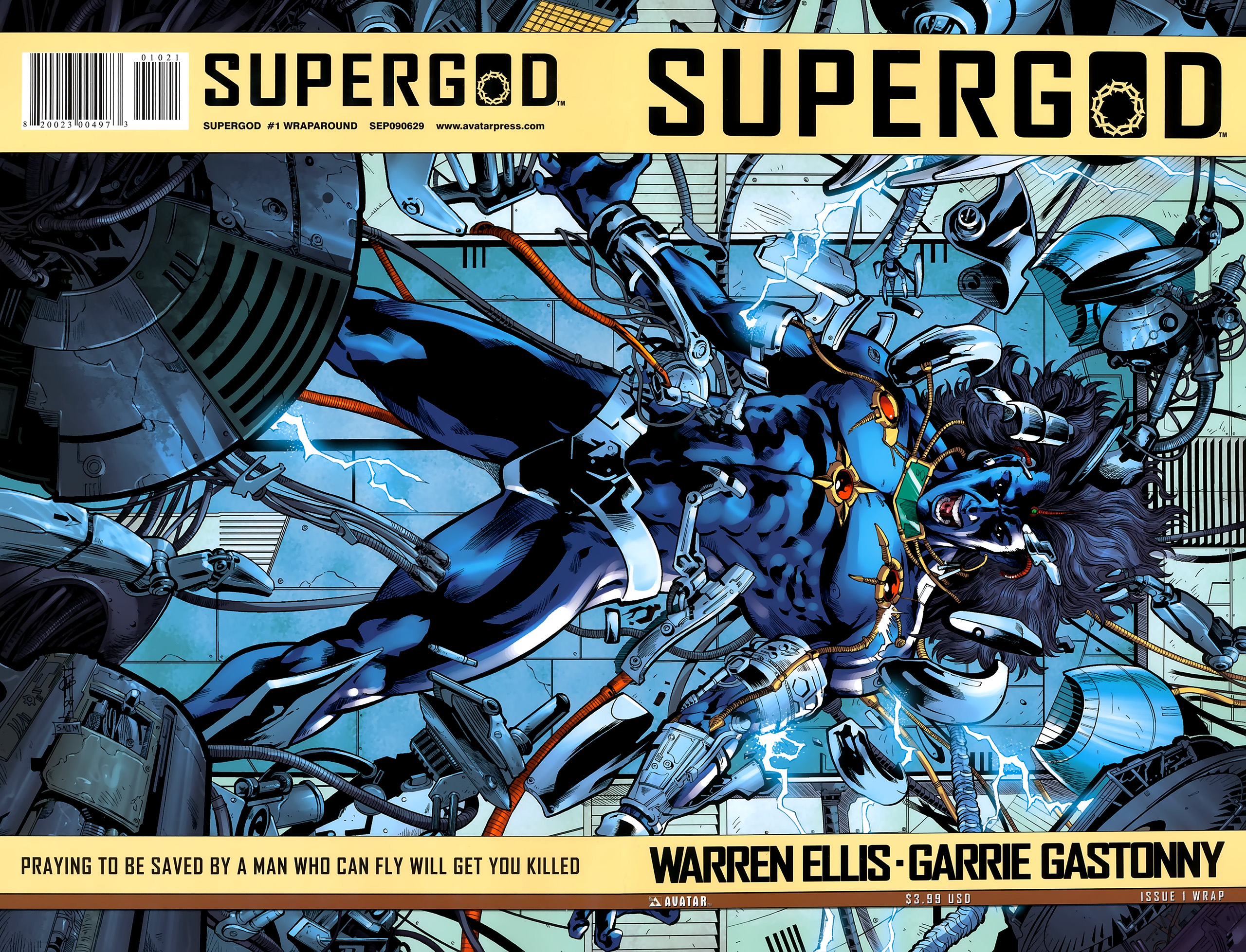 Read online Warren Ellis' Supergod comic -  Issue #1 - 2