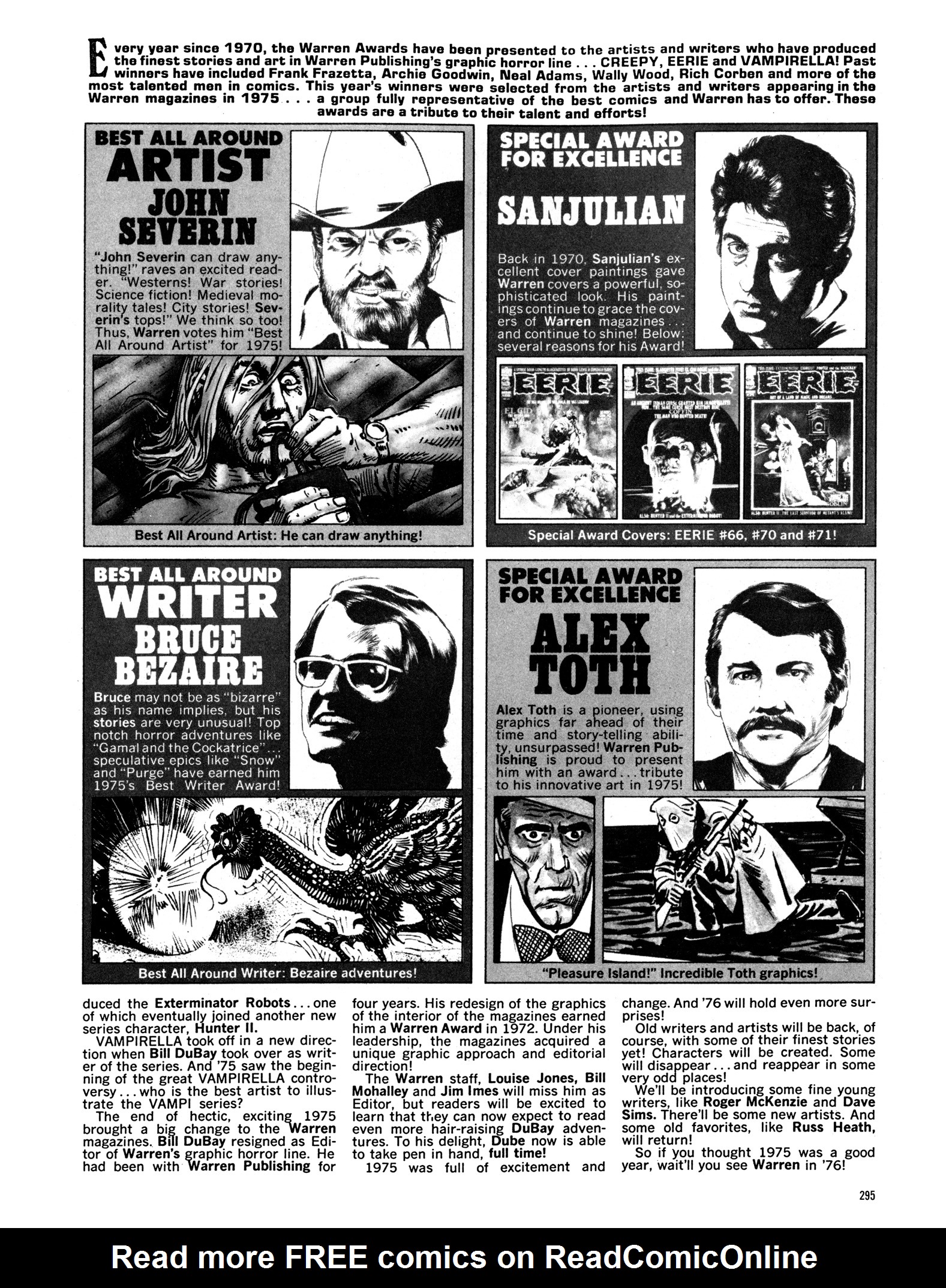 Read online Eerie Archives comic -  Issue # TPB 15 - 296