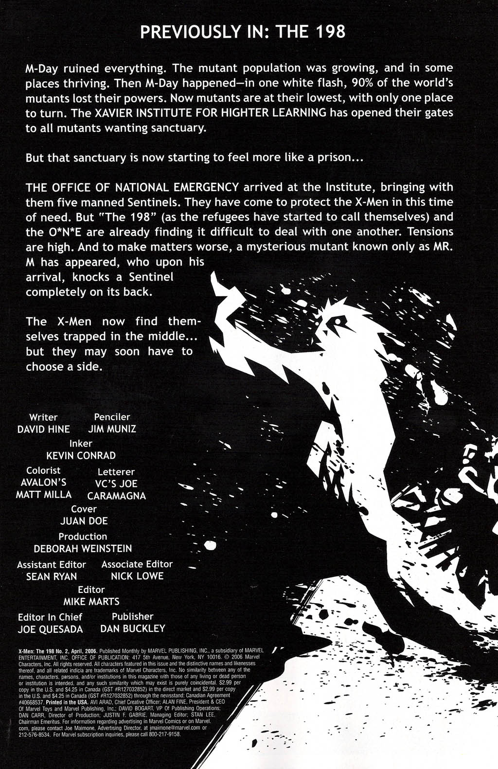 Read online X-Men: The 198 comic -  Issue #2 - 2