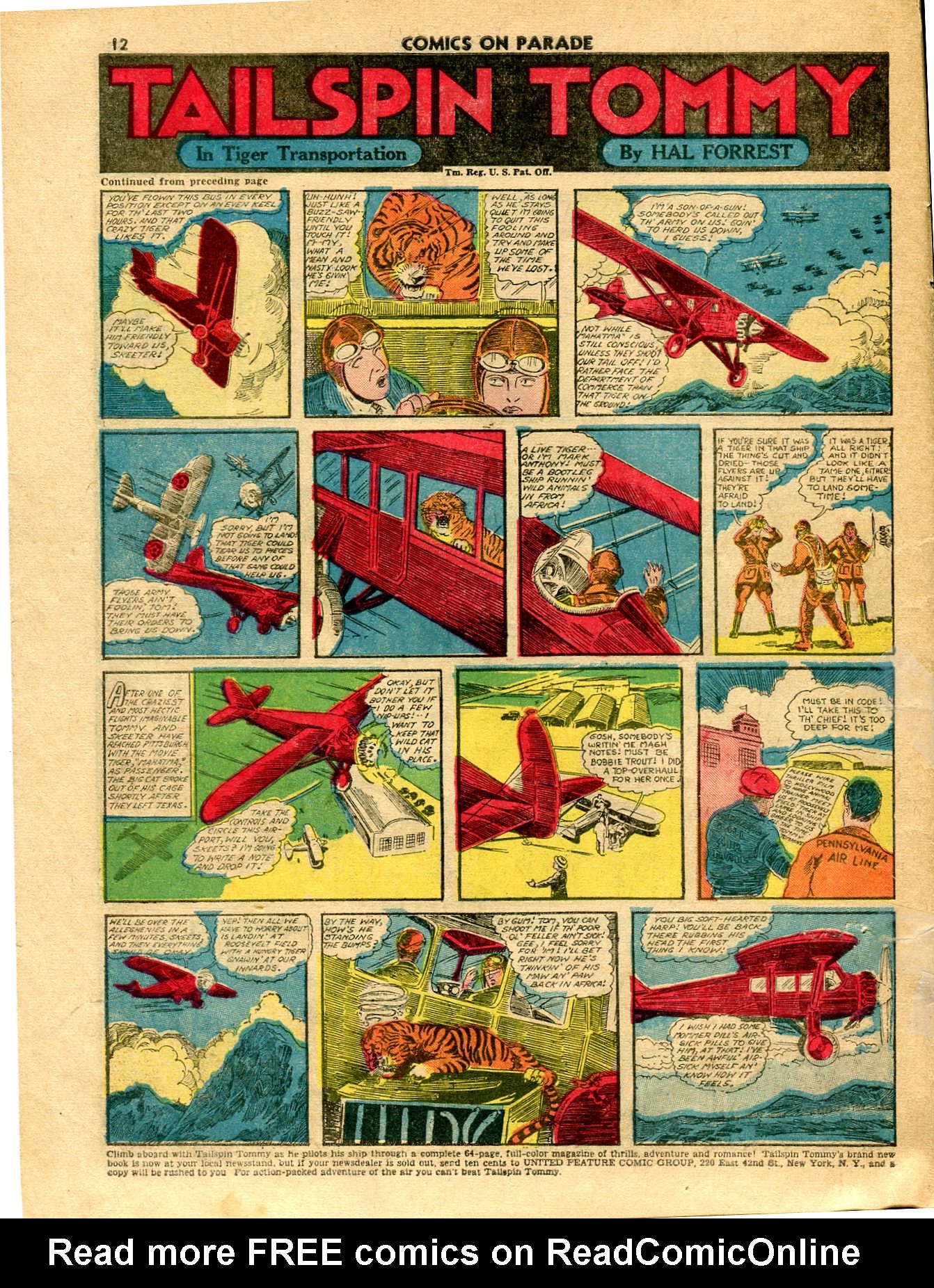Read online Comics on Parade comic -  Issue #27 - 12