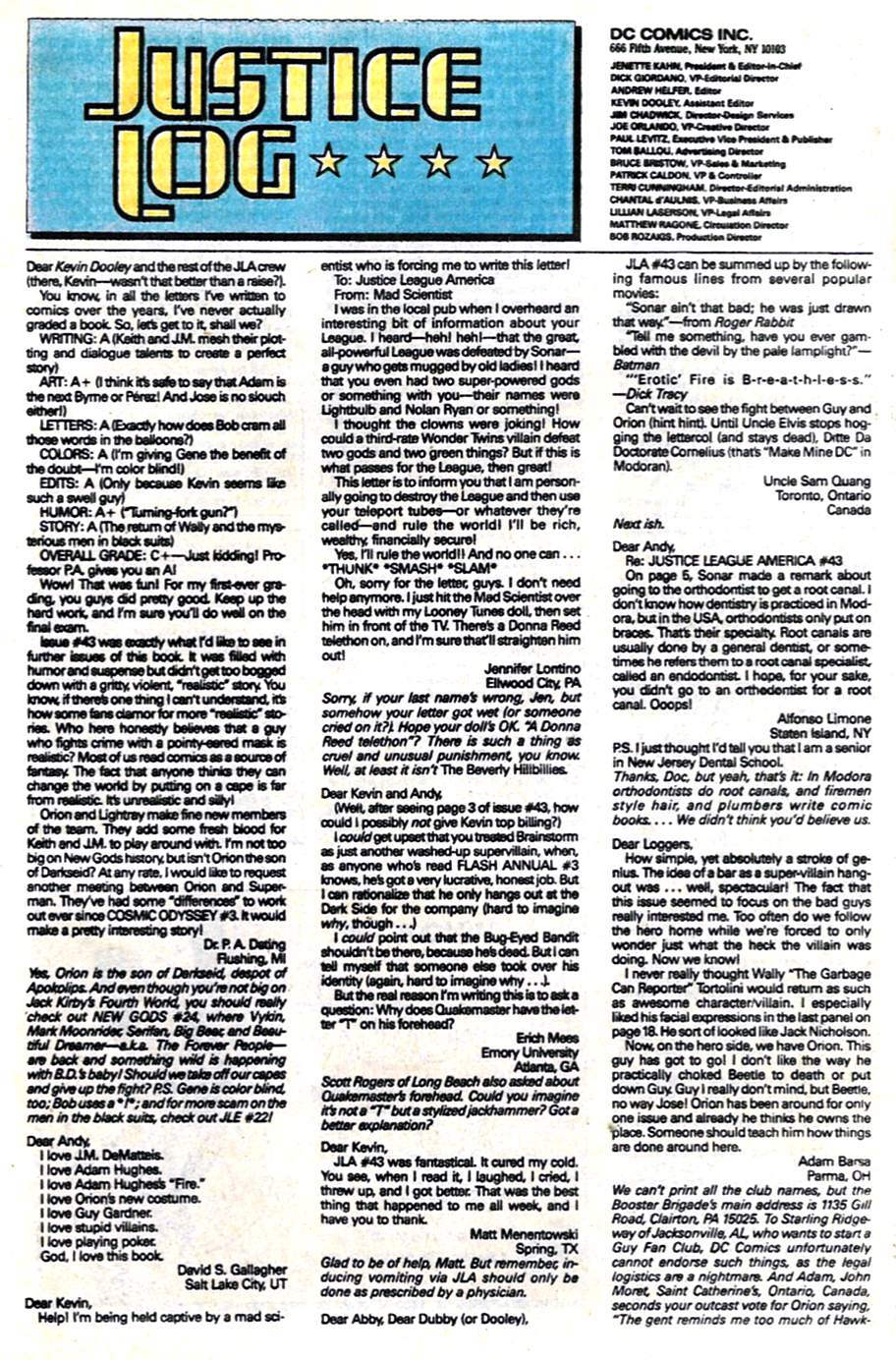 Read online Justice League America comic -  Issue #47 - 24