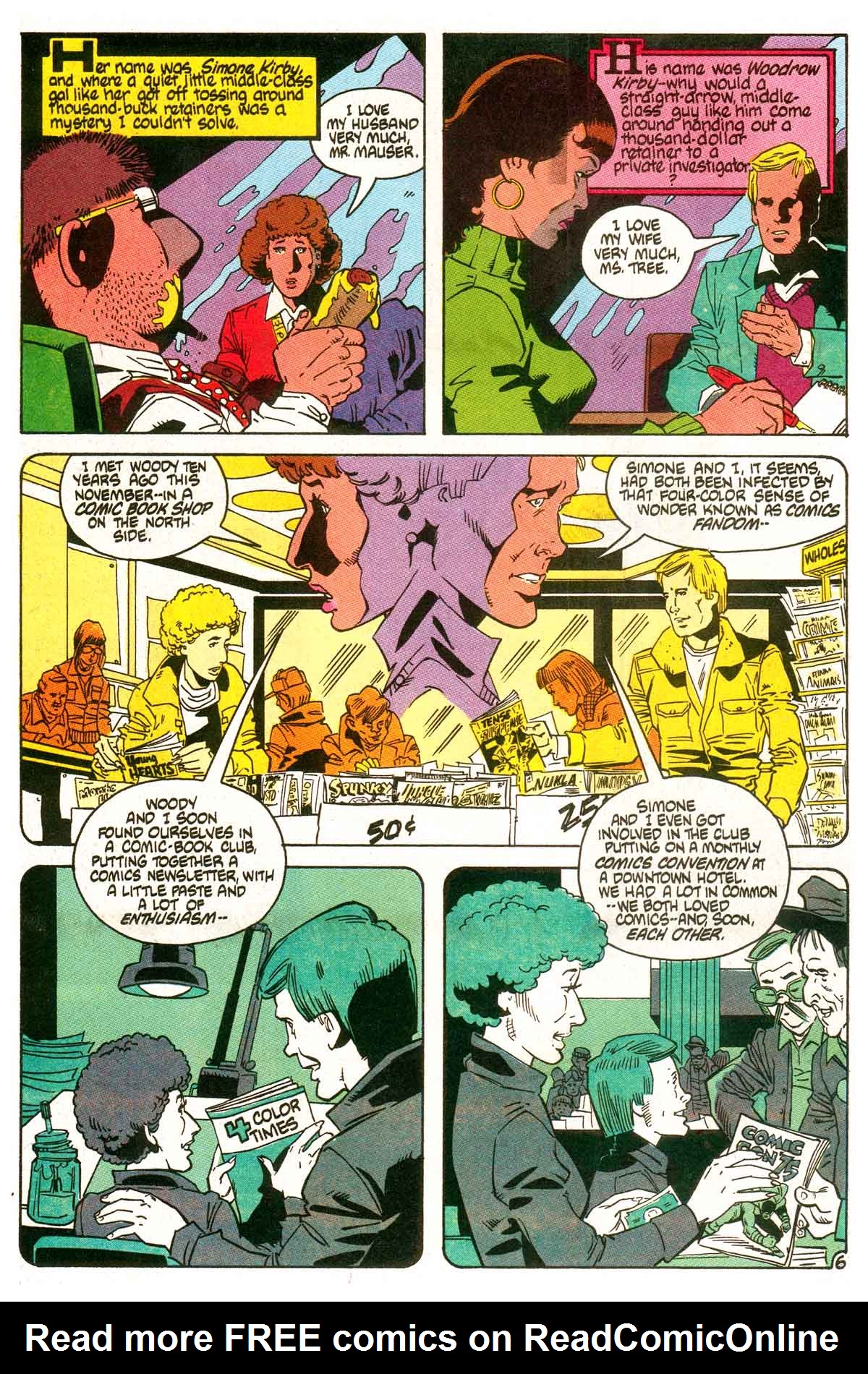 Read online The P.I.'s: Michael Mauser and Ms. Tree comic -  Issue #1 - 8
