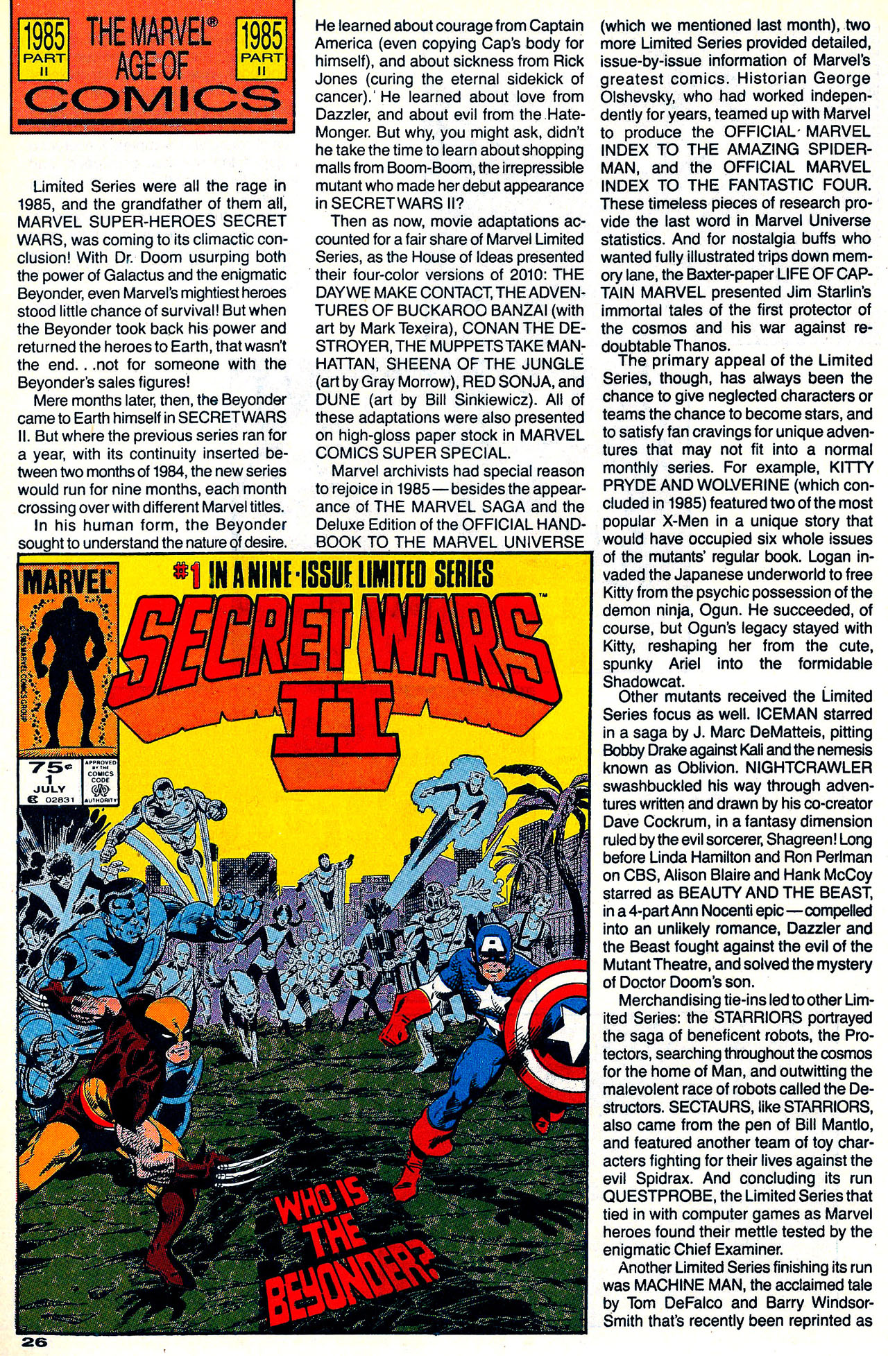 Read online Marvel Age comic -  Issue #107 - 27