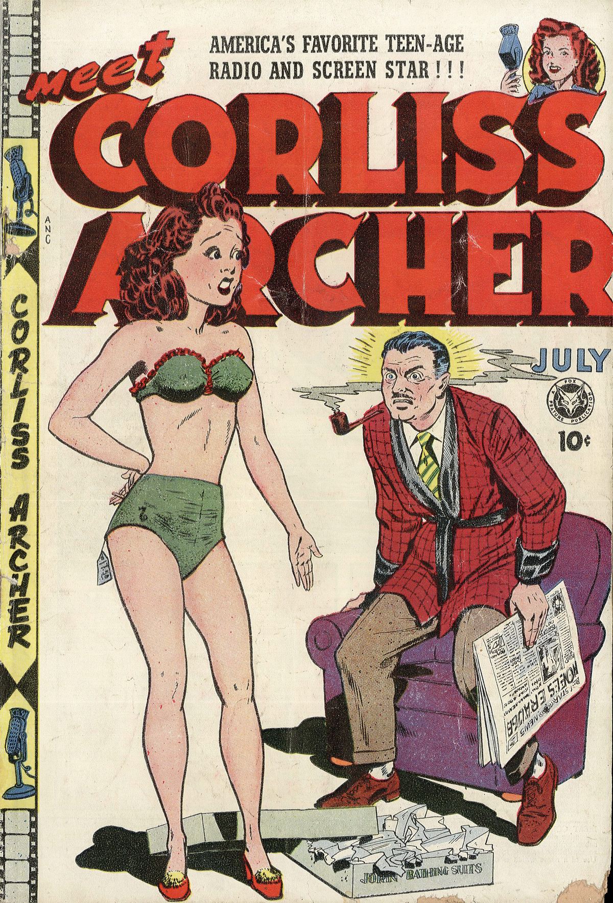 Read online Meet Corliss Archer comic -  Issue #3 - 1