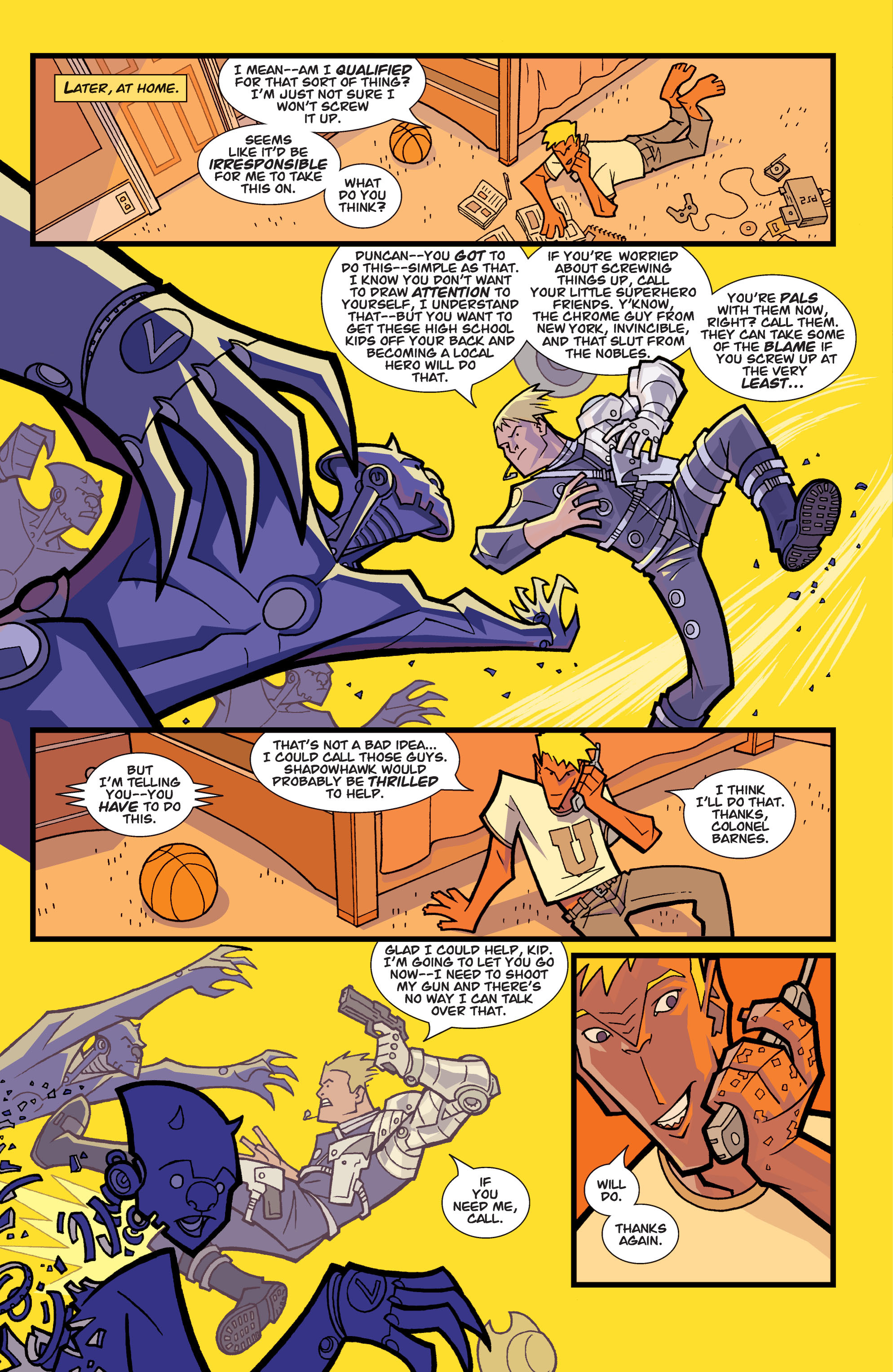 Read online Invincible comic -  Issue # _TPB 7 - Threes Company - 121