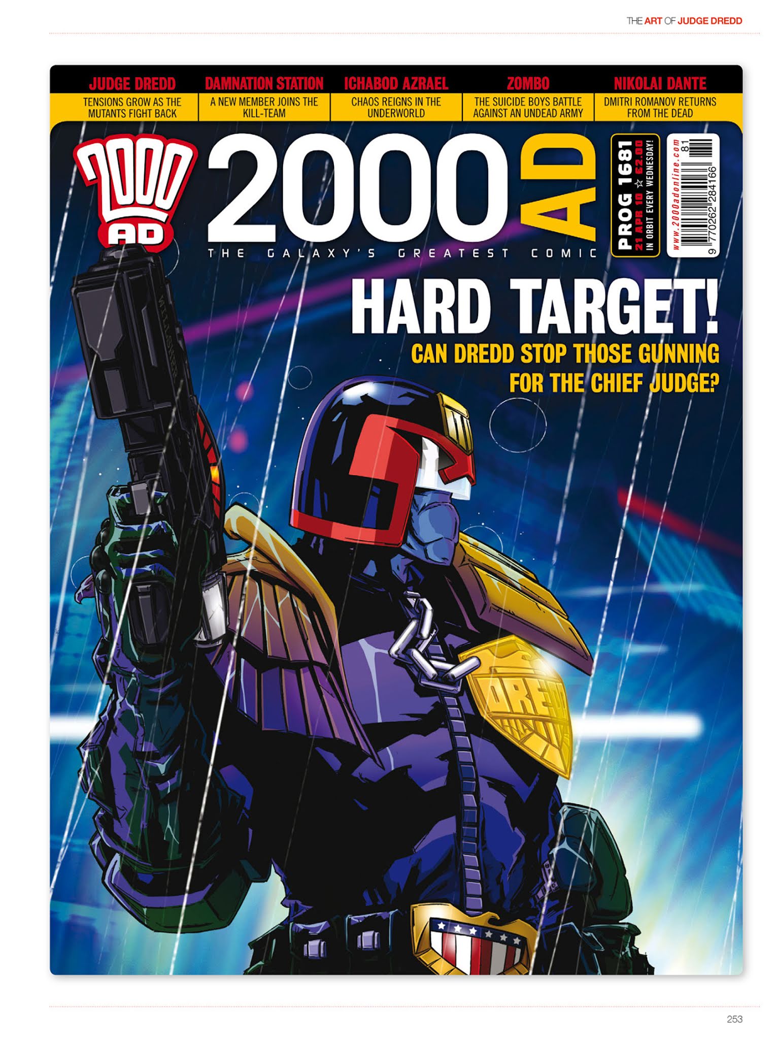 Read online The Art of Judge Dredd: Featuring 35 Years of Zarjaz Covers comic -  Issue # TPB (Part 3) - 71