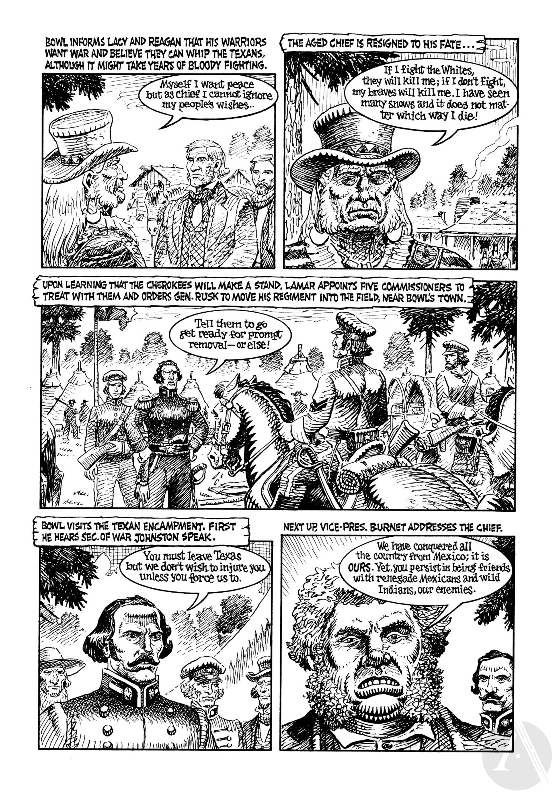 Read online Indian Lover: Sam Houston & the Cherokees comic -  Issue # TPB - 84