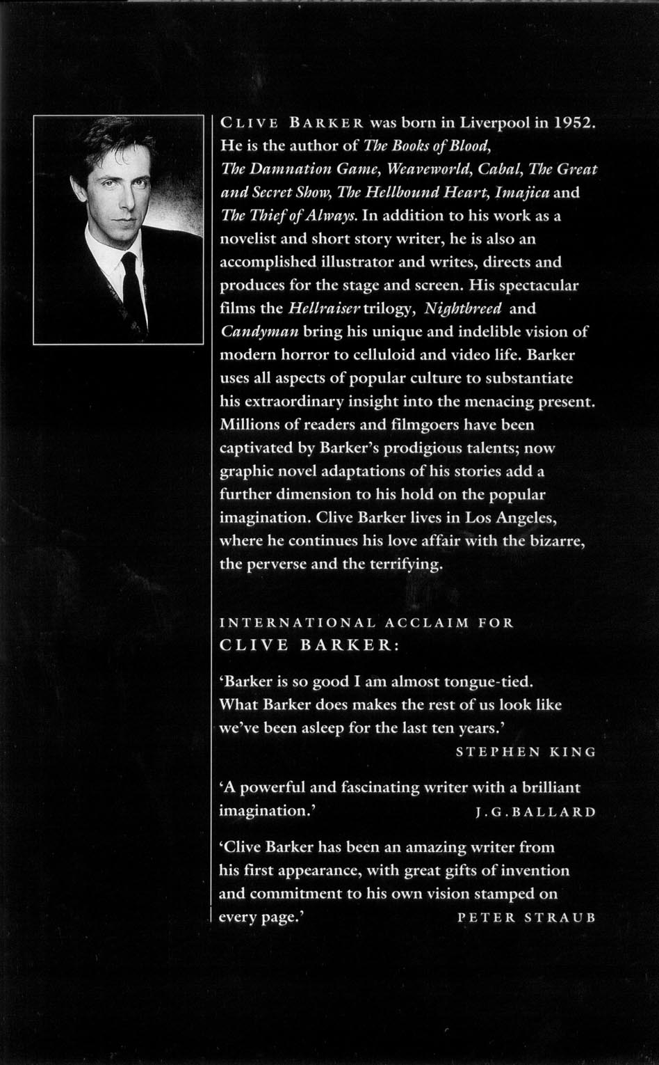 Read online Clive Barker: The Life of Death comic -  Issue # TPB - 2