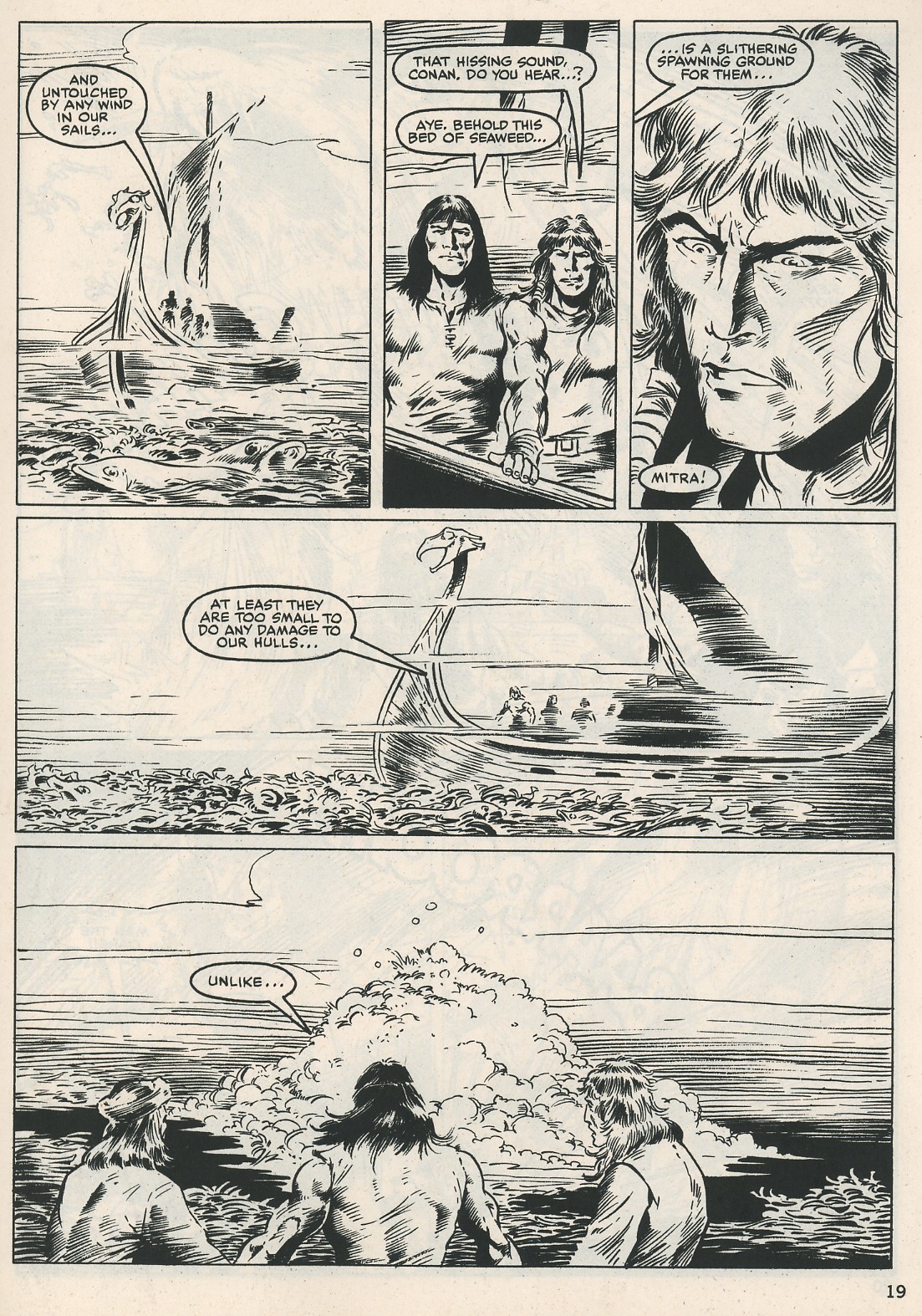 Read online The Savage Sword Of Conan comic -  Issue #115 - 19
