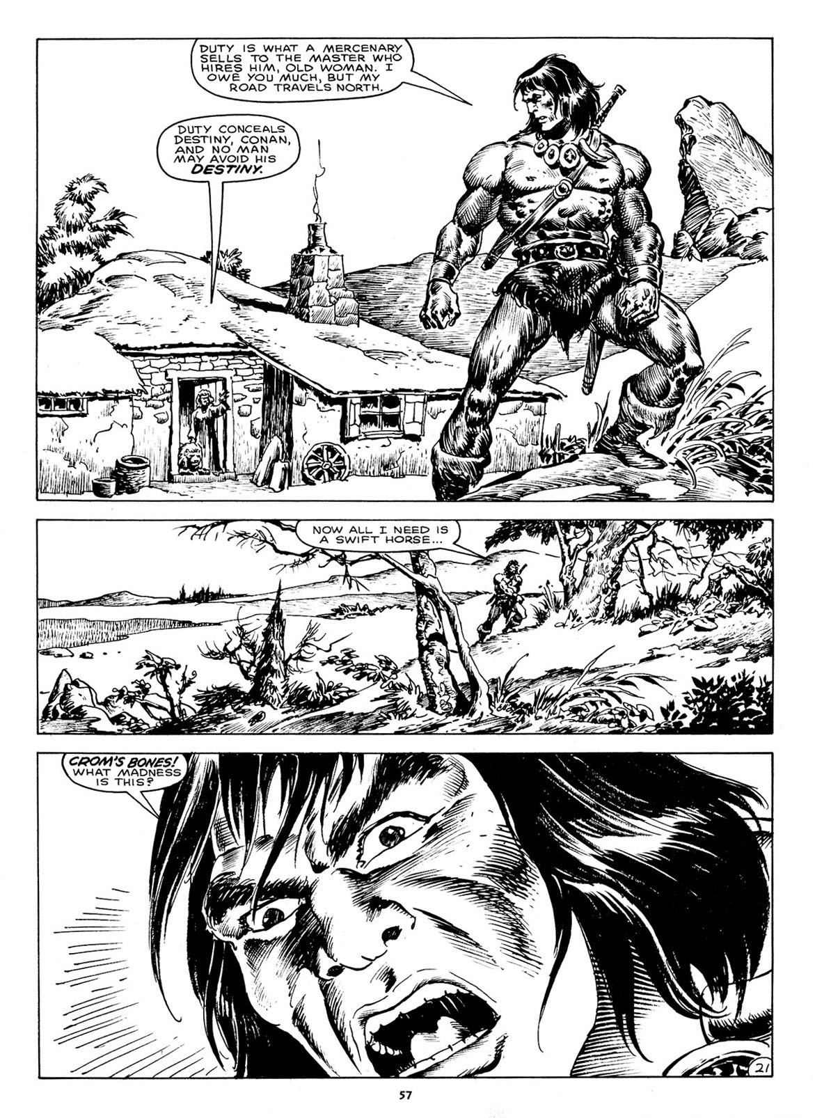 Read online The Savage Sword Of Conan comic -  Issue #211 - 55