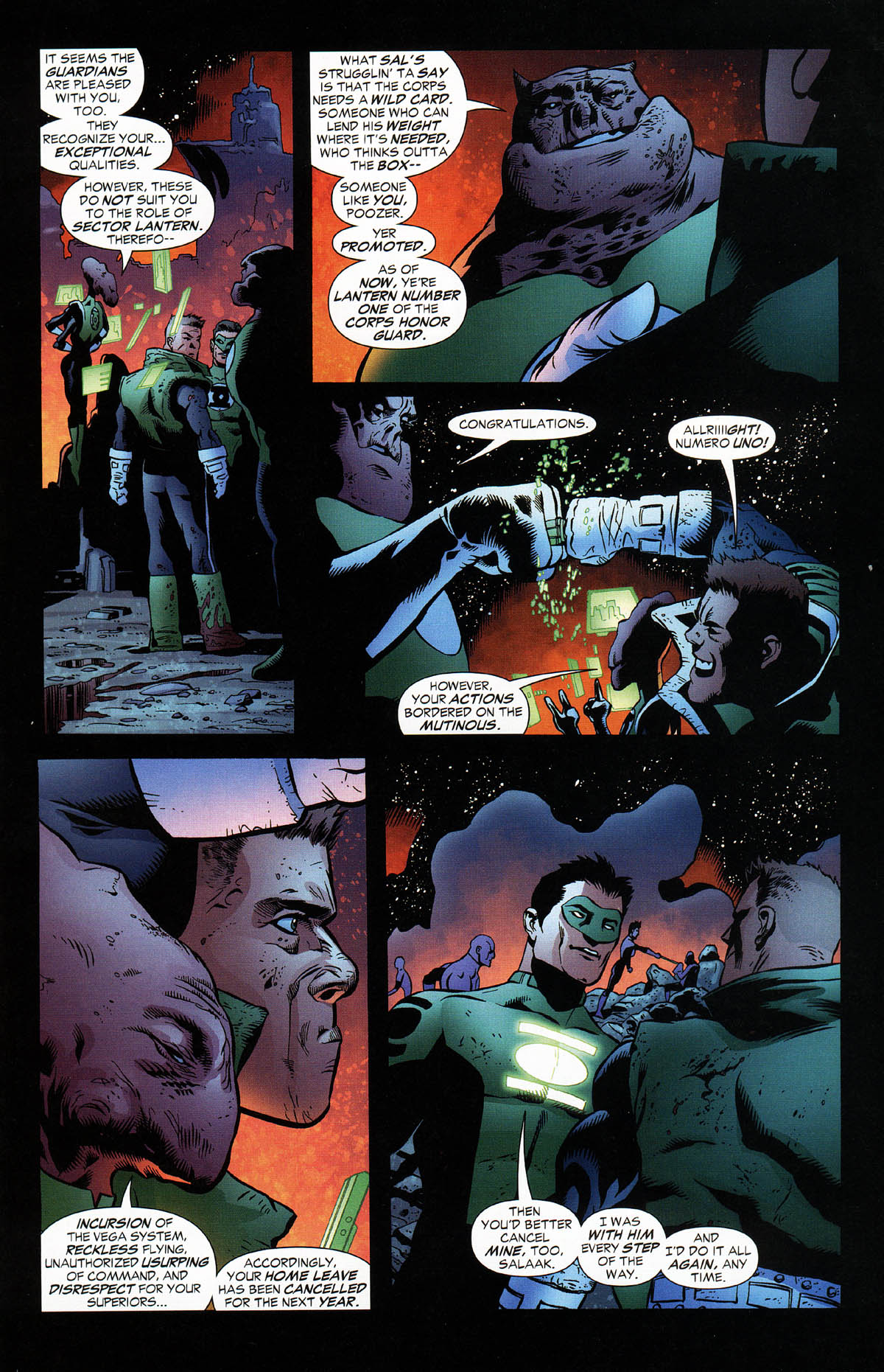 Read online Green Lantern Corps: Recharge comic -  Issue #5 - 20