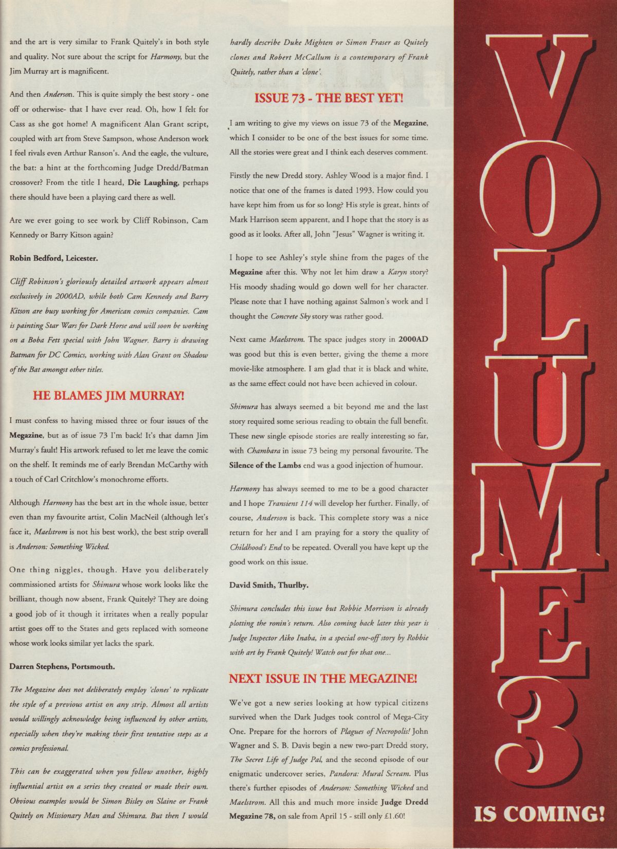Read online Judge Dredd: The Megazine (vol. 2) comic -  Issue #78 - 41