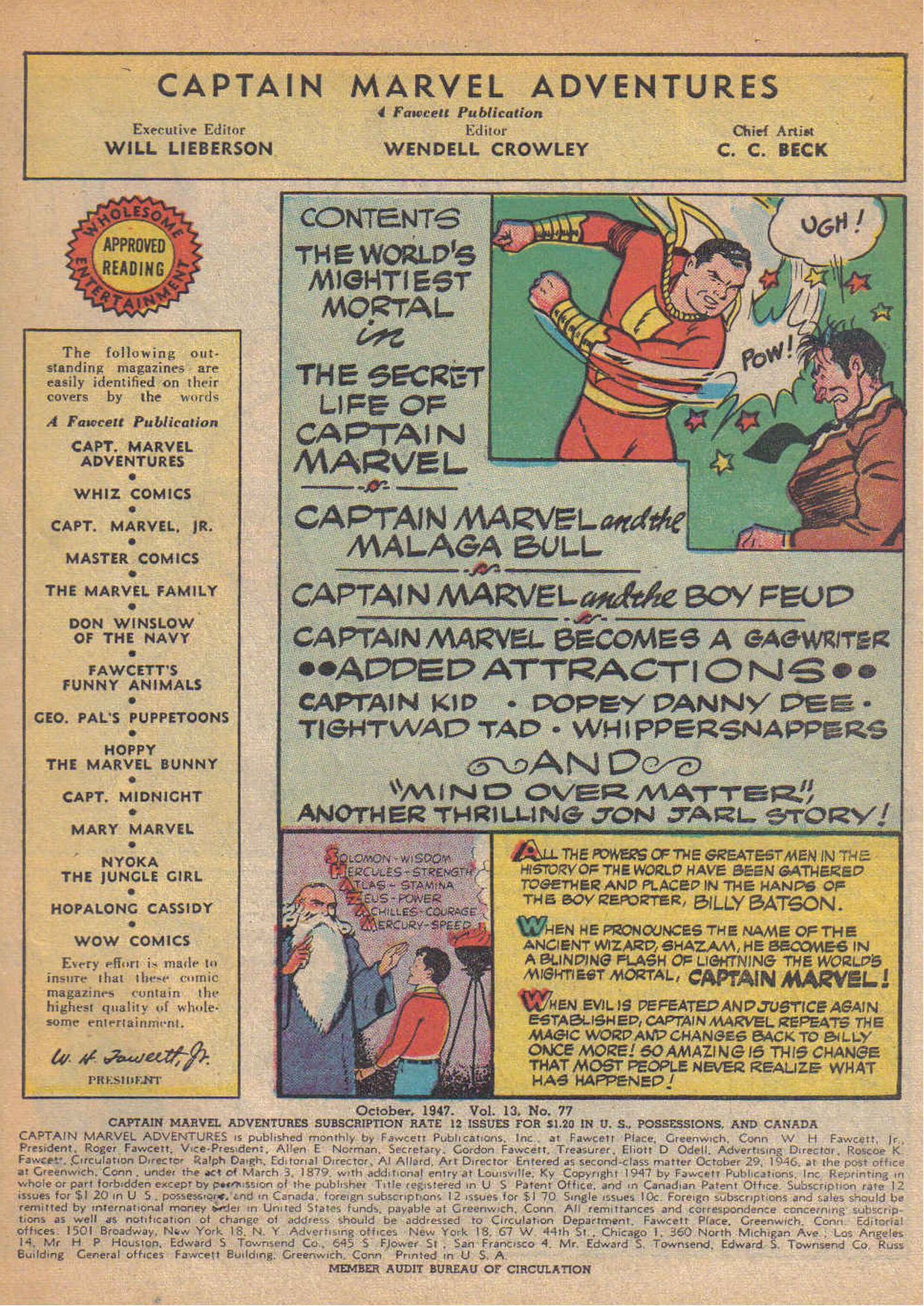 Read online Captain Marvel Adventures comic -  Issue #77 - 3