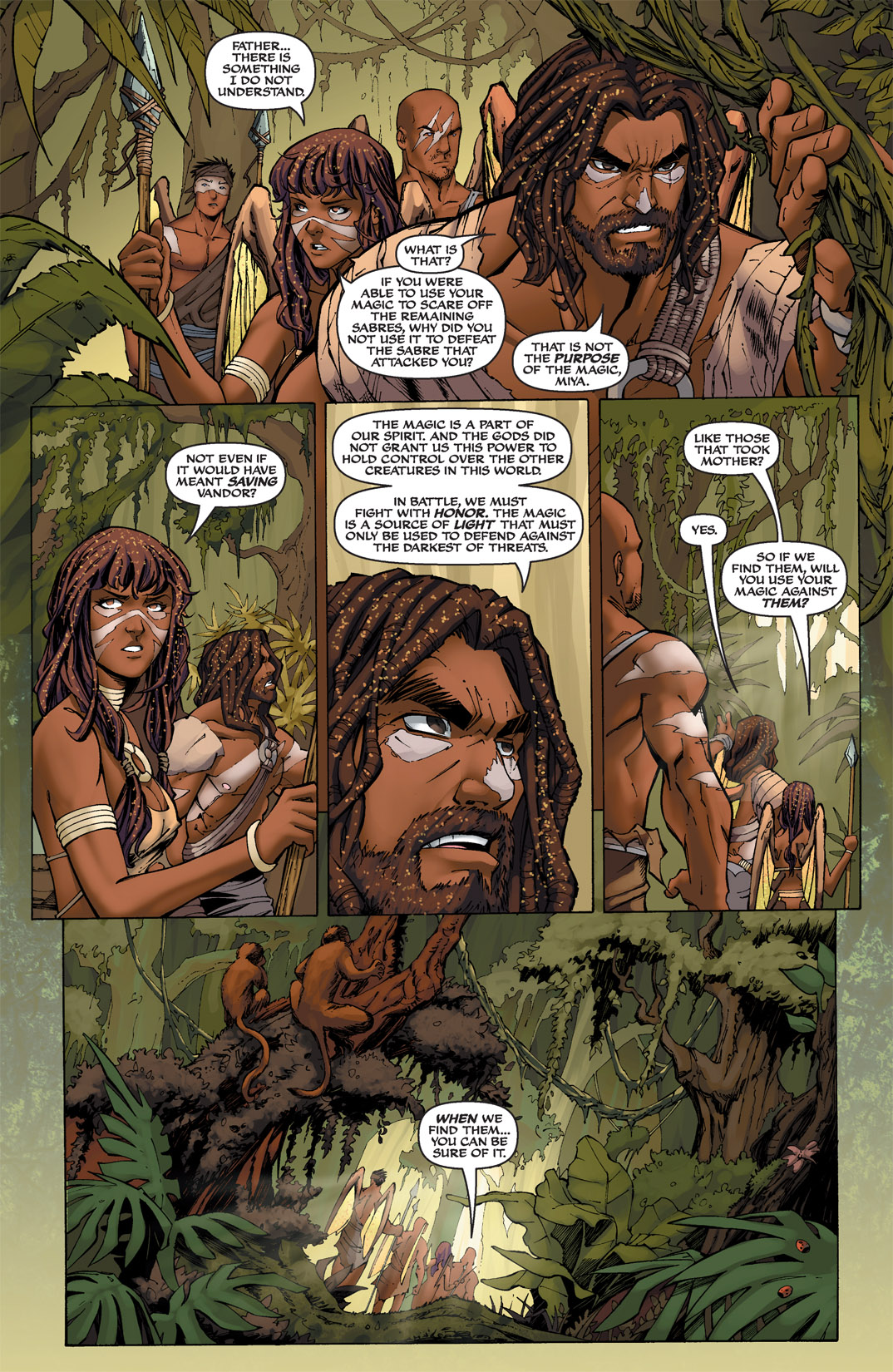 Read online Michael Turner's Soulfire: Chaos Reign comic -  Issue #1 - 9