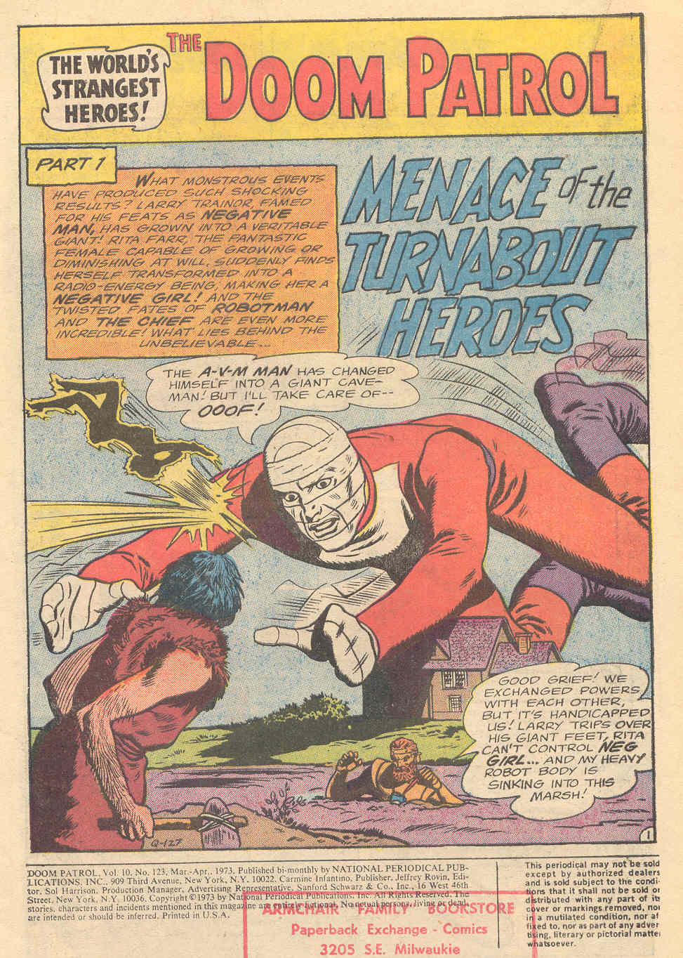 Read online Doom Patrol (1964) comic -  Issue #123 - 2