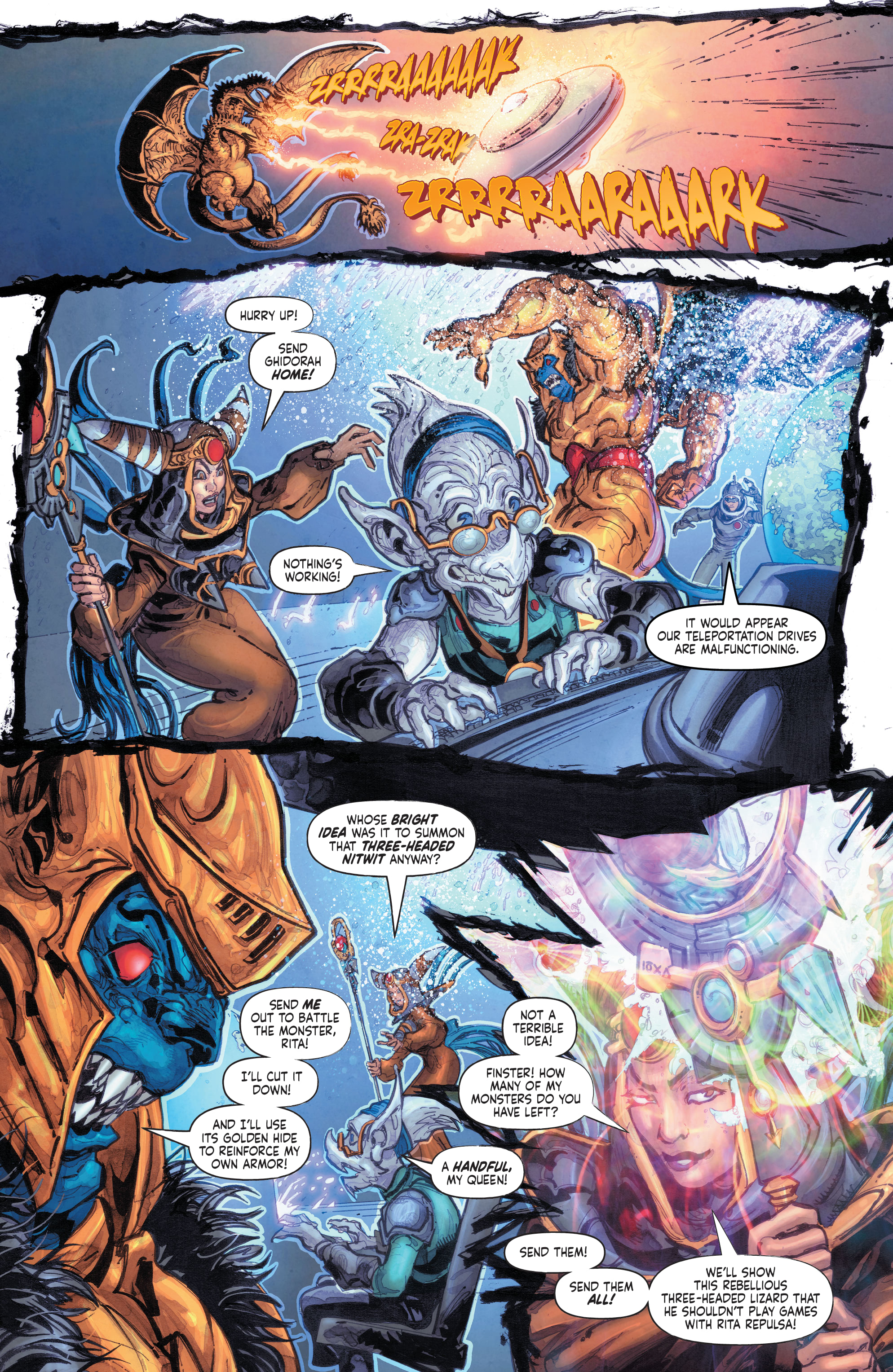 Read online Godzilla vs. The Mighty Morphin Power Rangers comic -  Issue #4 - 17