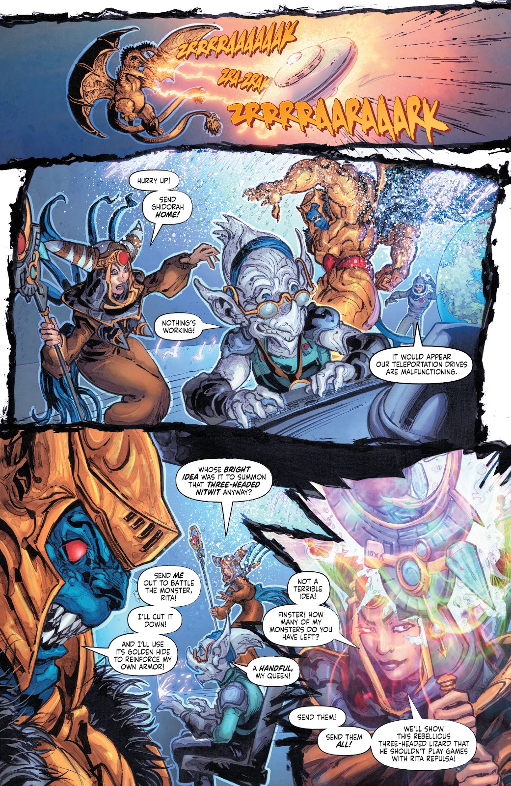 Godzilla vs. The Mighty Morphin Power Rangers issue 4 - Page 17