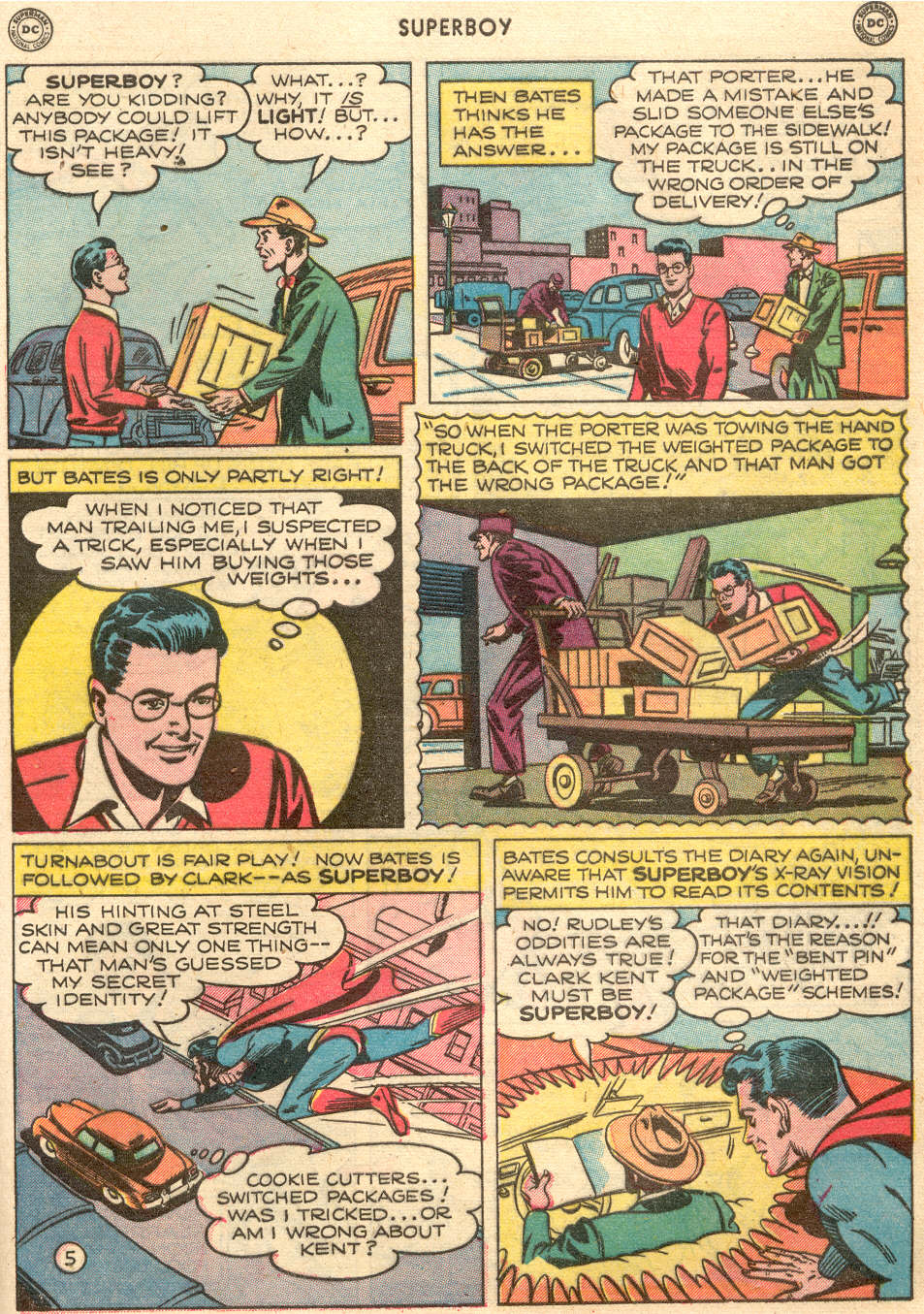 Read online Superboy (1949) comic -  Issue #7 - 36