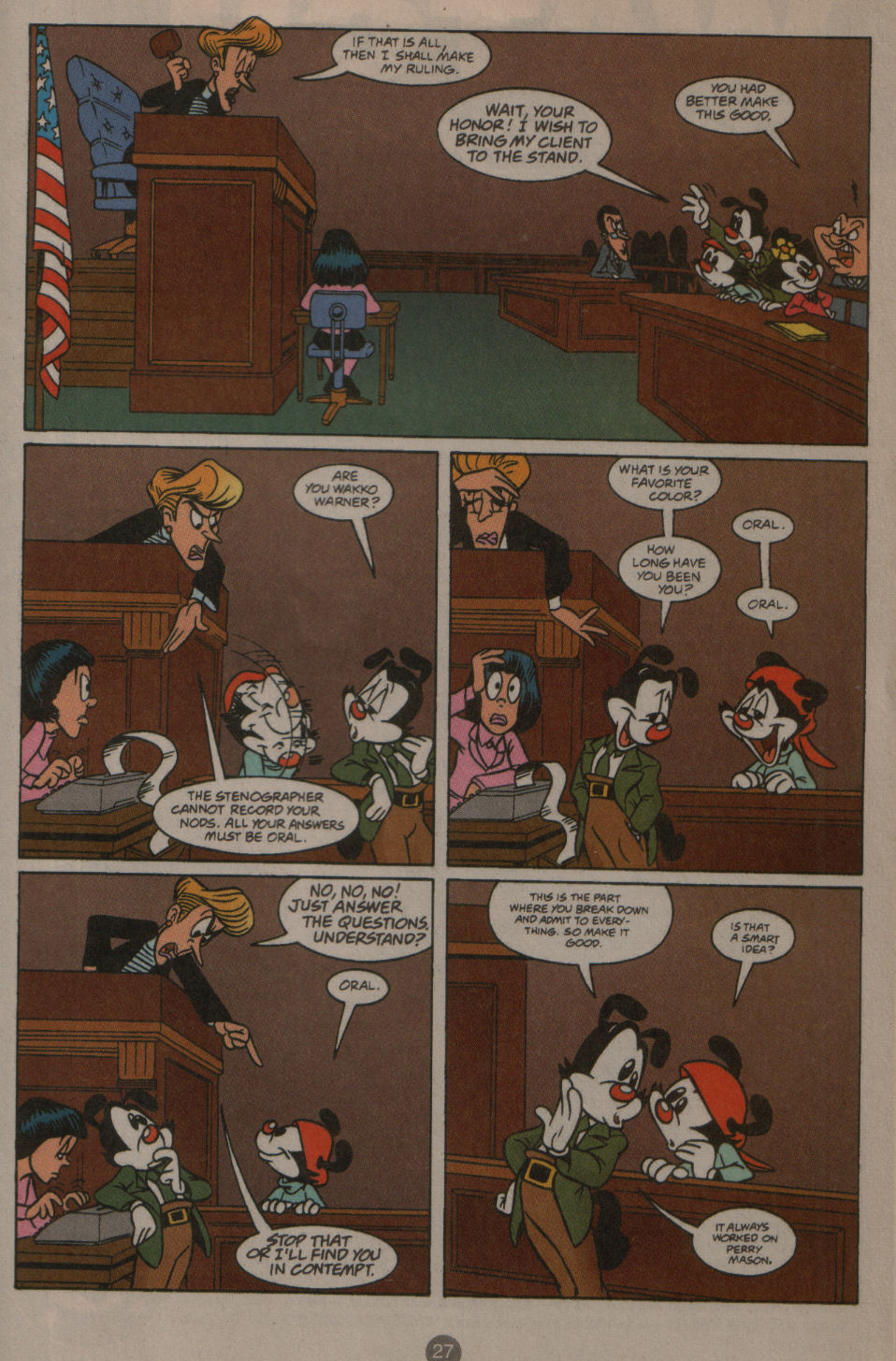 Read online Animaniacs comic -  Issue #34 - 21