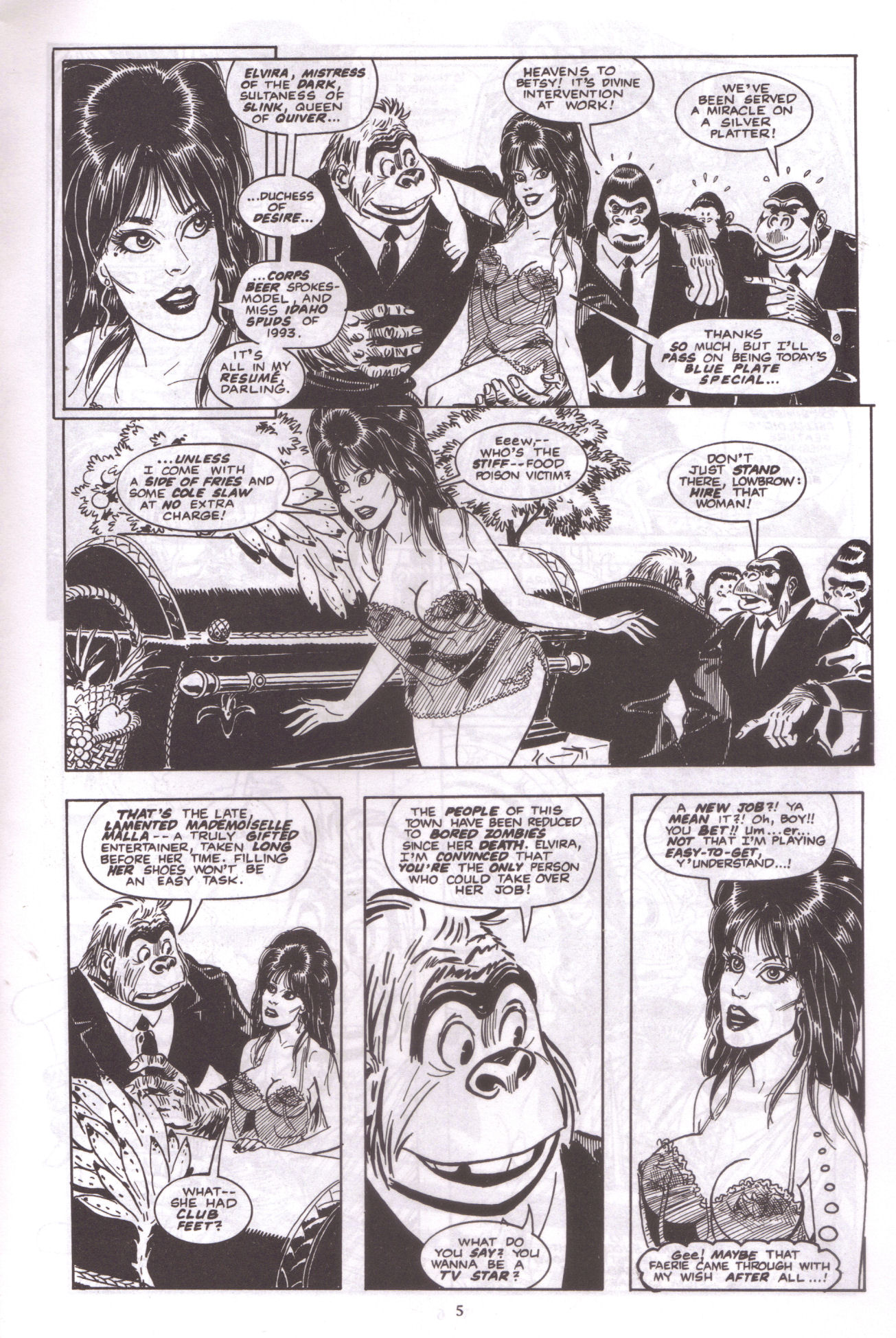 Read online Elvira, Mistress of the Dark comic -  Issue #37 - 7